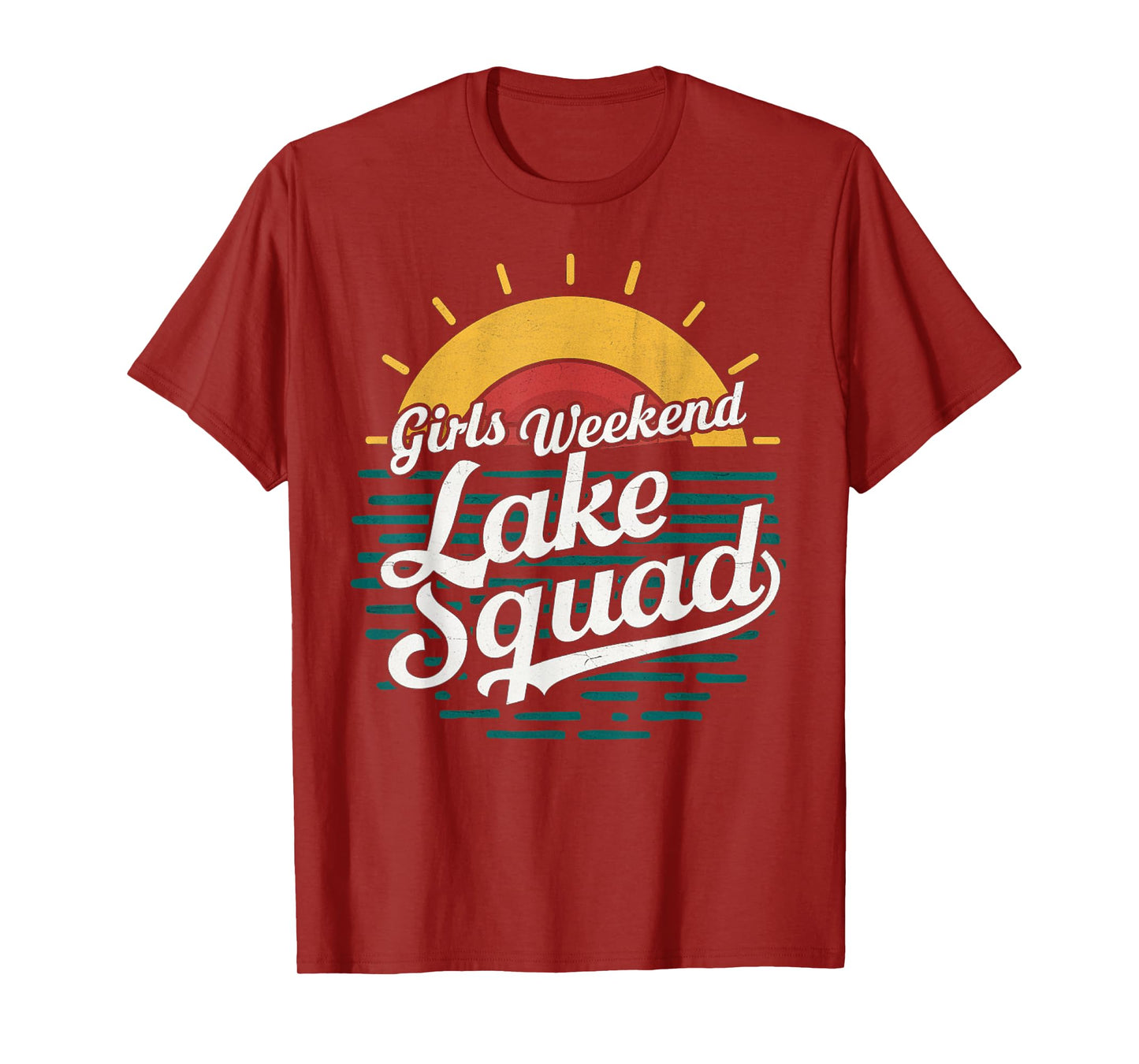 Retro Girls Weekend Girls Trip Mother Daughter Lake Squad T-Shirt