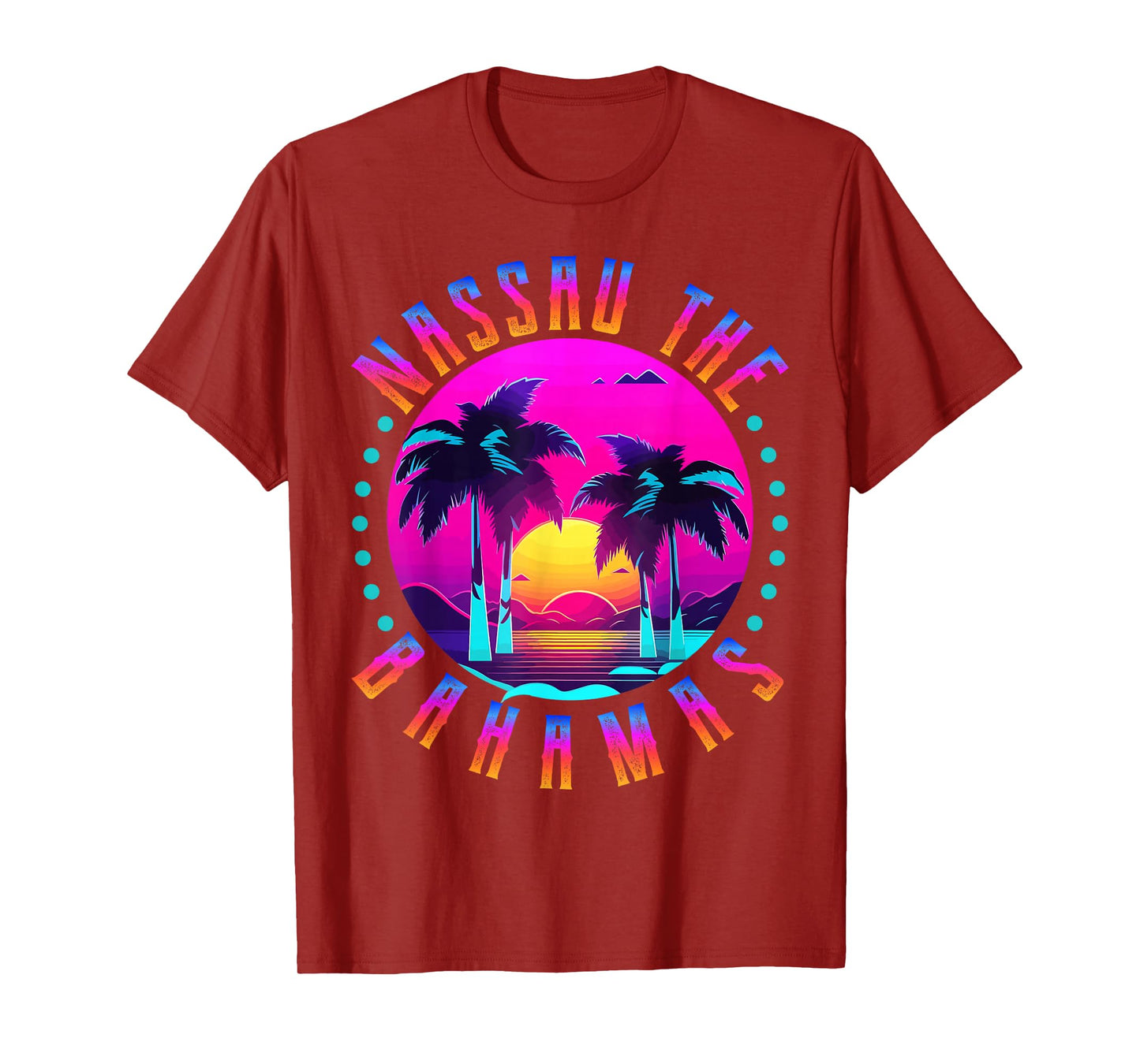 Nassau Bahamas Shirt Palm Trees Bahamas Souvenirs Bahamas T-Shirt