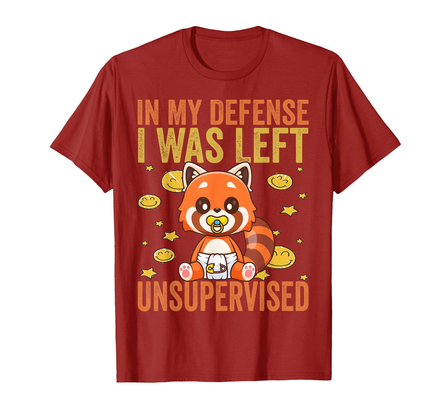 In My Defense I Was Left Unsupervised - Funny Kids toddlers T-Shirt
