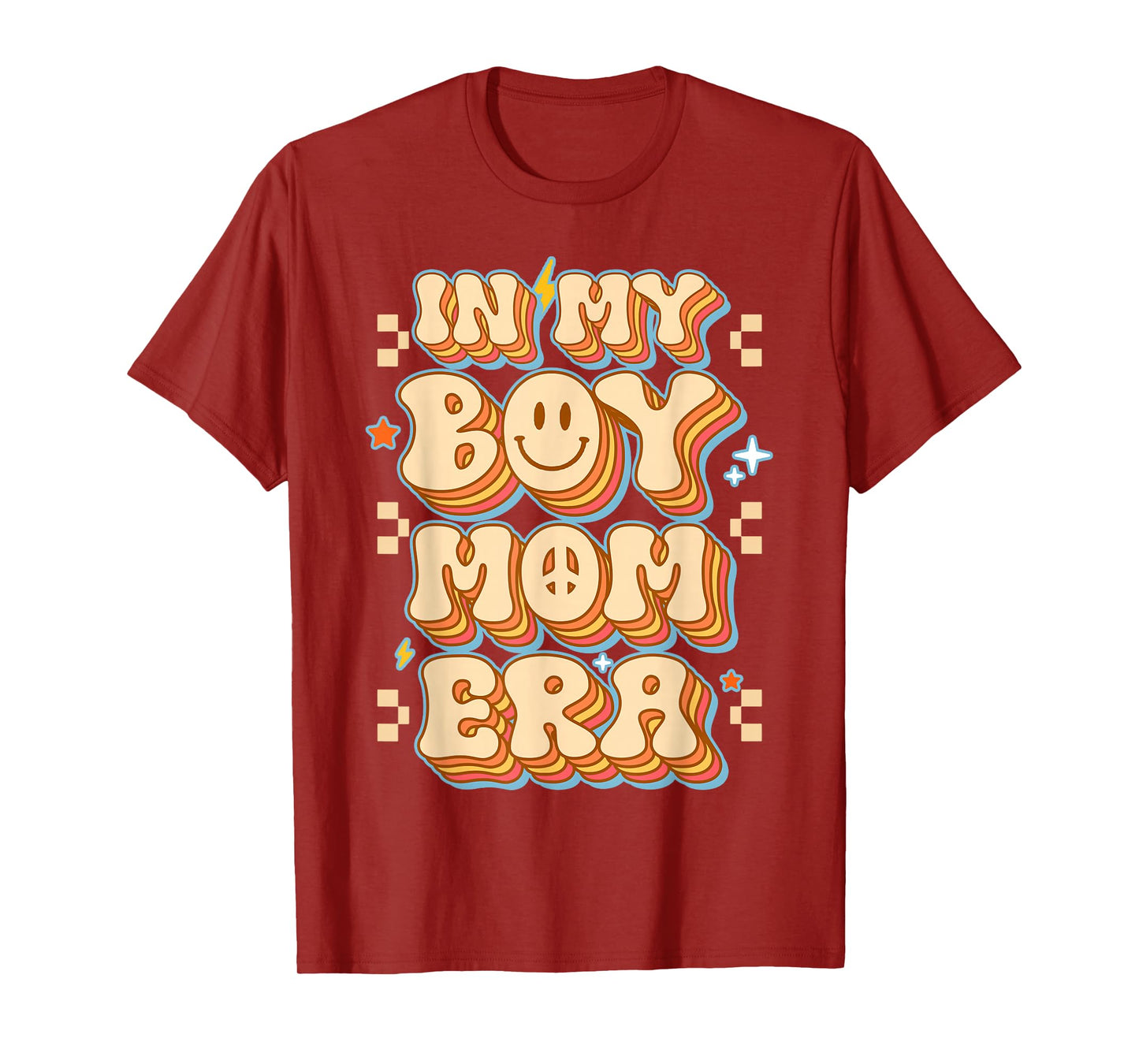 In My Boy Mom Era Retro Shirt Mother's Day Gift T-Shirt