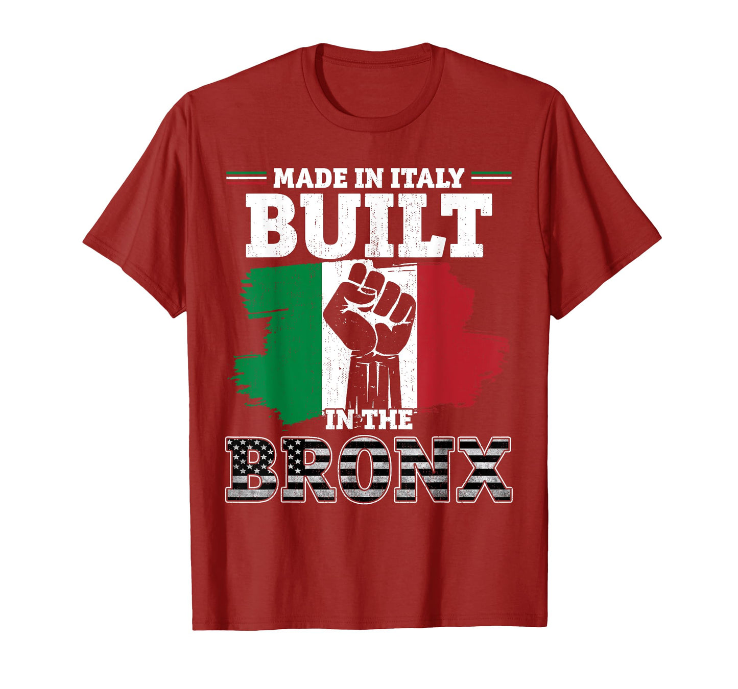 From Italy Raised in the Bronx - Ideas Gifts Men Women Pride T-Shirt