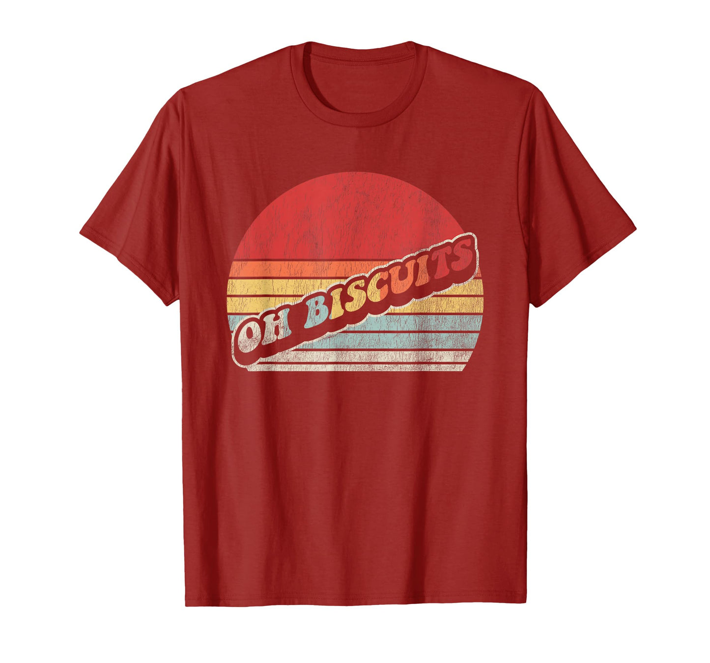 Oh Biscuits Retro Vintage Humor Fun T-Shirt