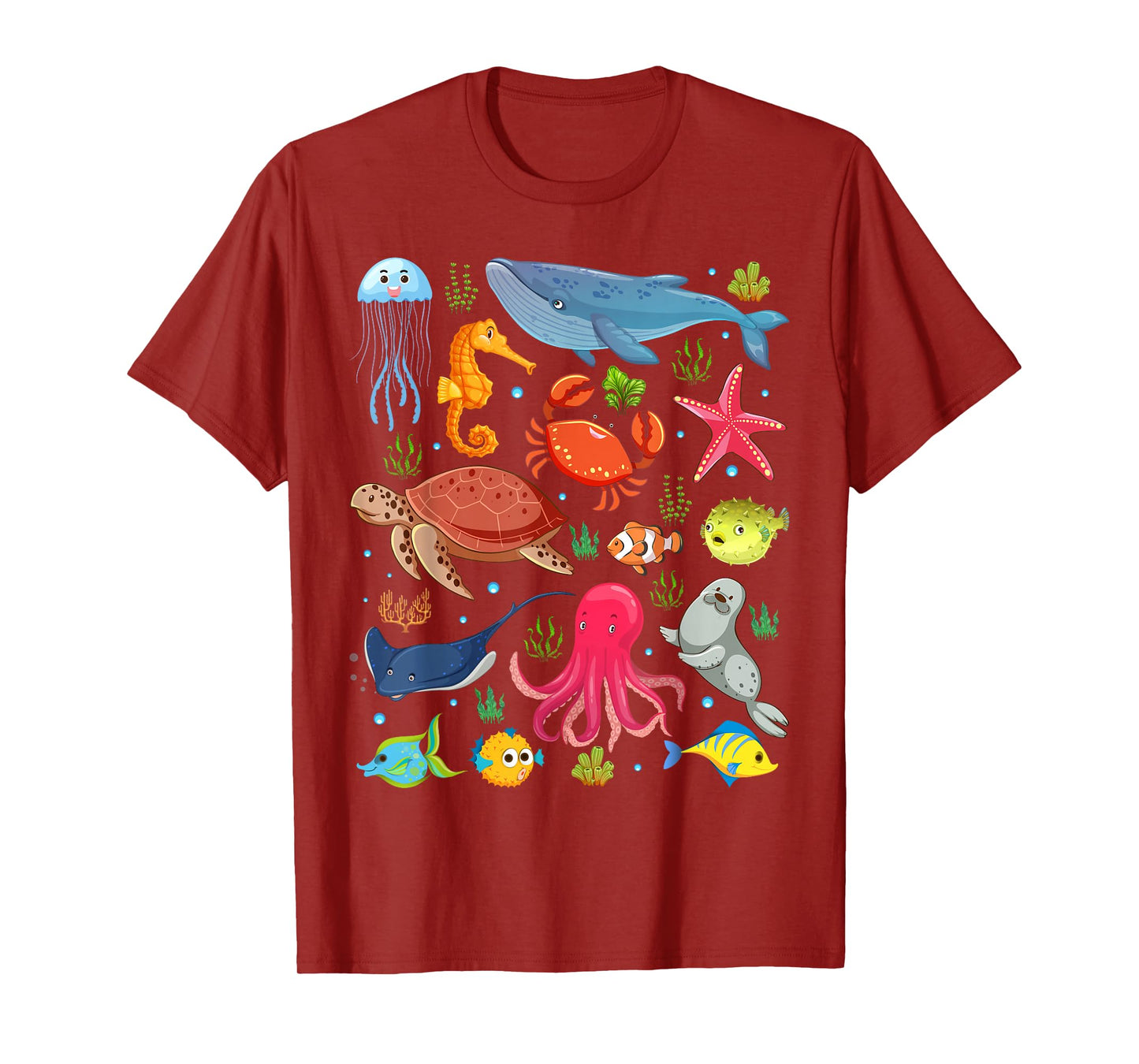 Ocean Life Sea Aesthetic Dolphin Beach 90s Vintage Graphic T-Shirt