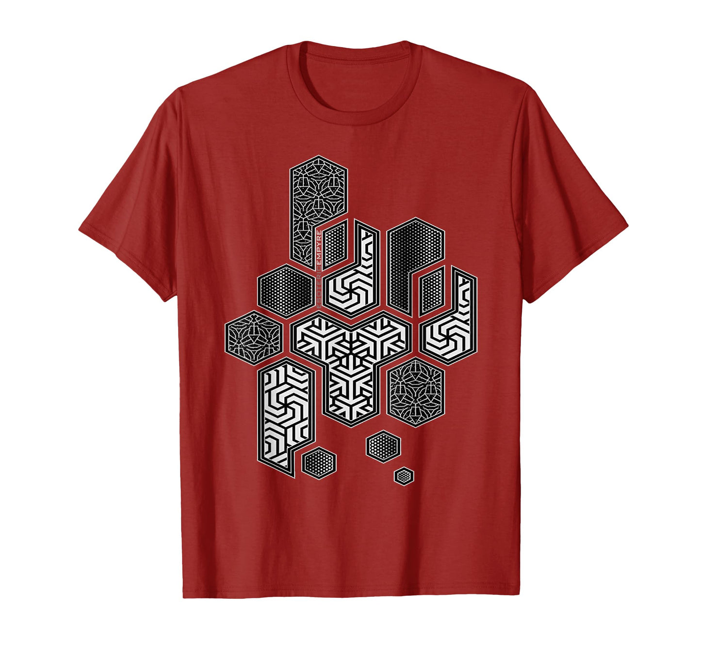 Sacred Geometry Hexagonal Pattern Chaos T-Shirt