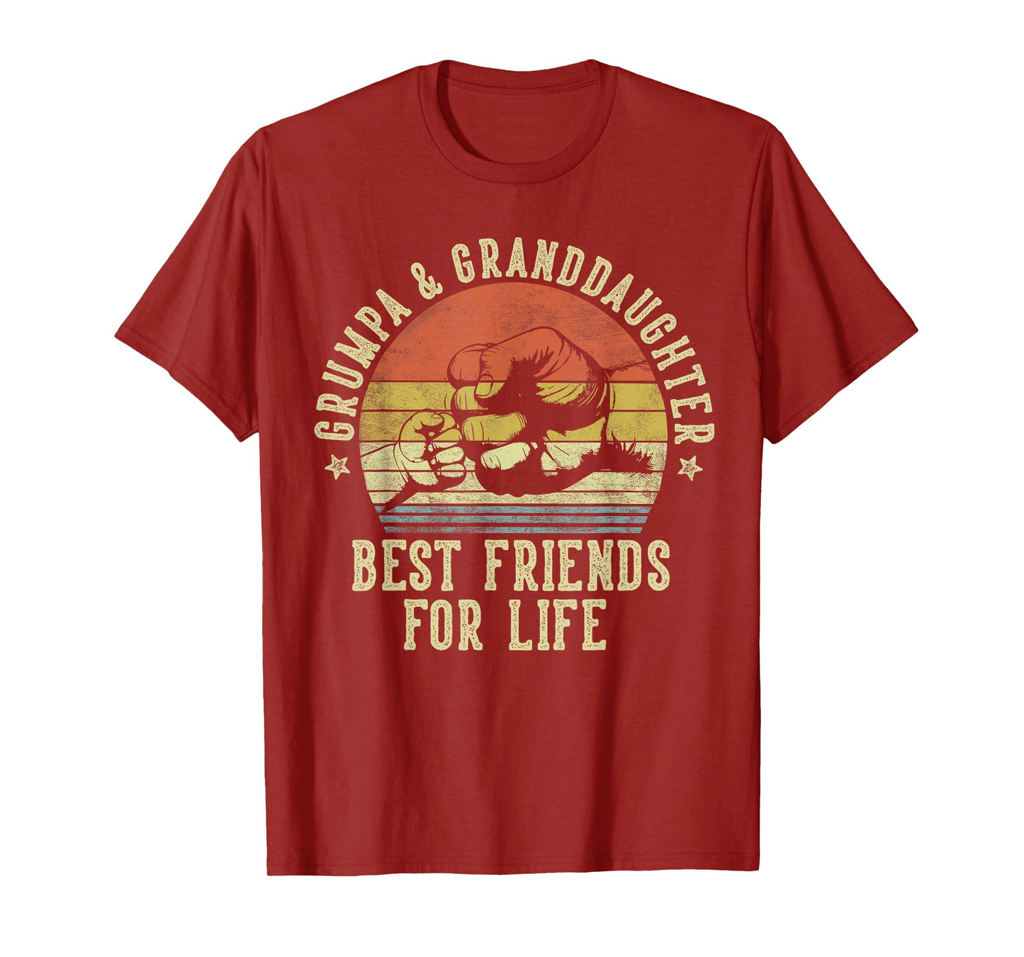 Grumpa and Granddaughter Best Friends for Life Funny Grumpa T-Shirt