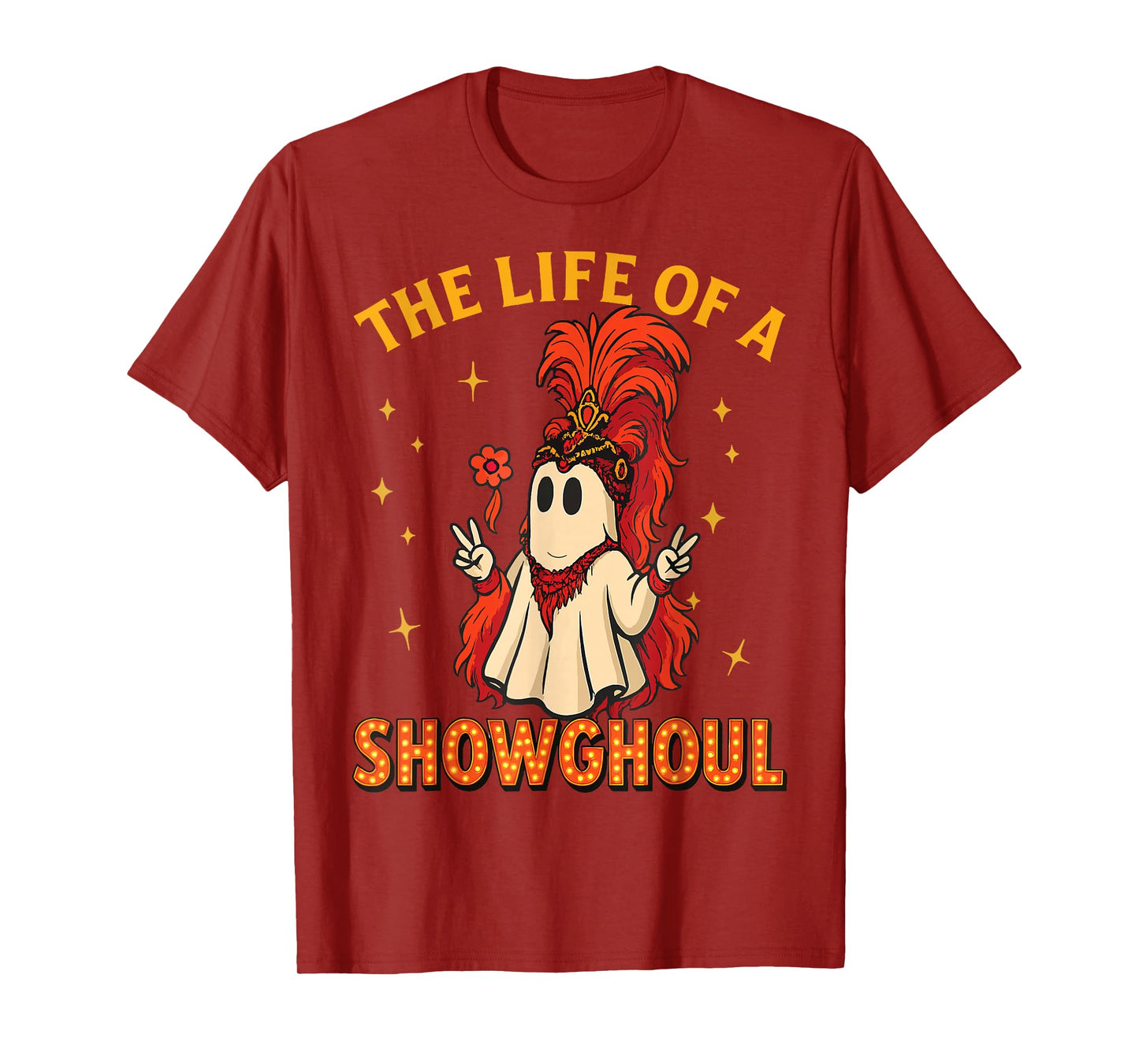 Halloween The Life of a Showghoul Funny Ghost Girl T-Shirt