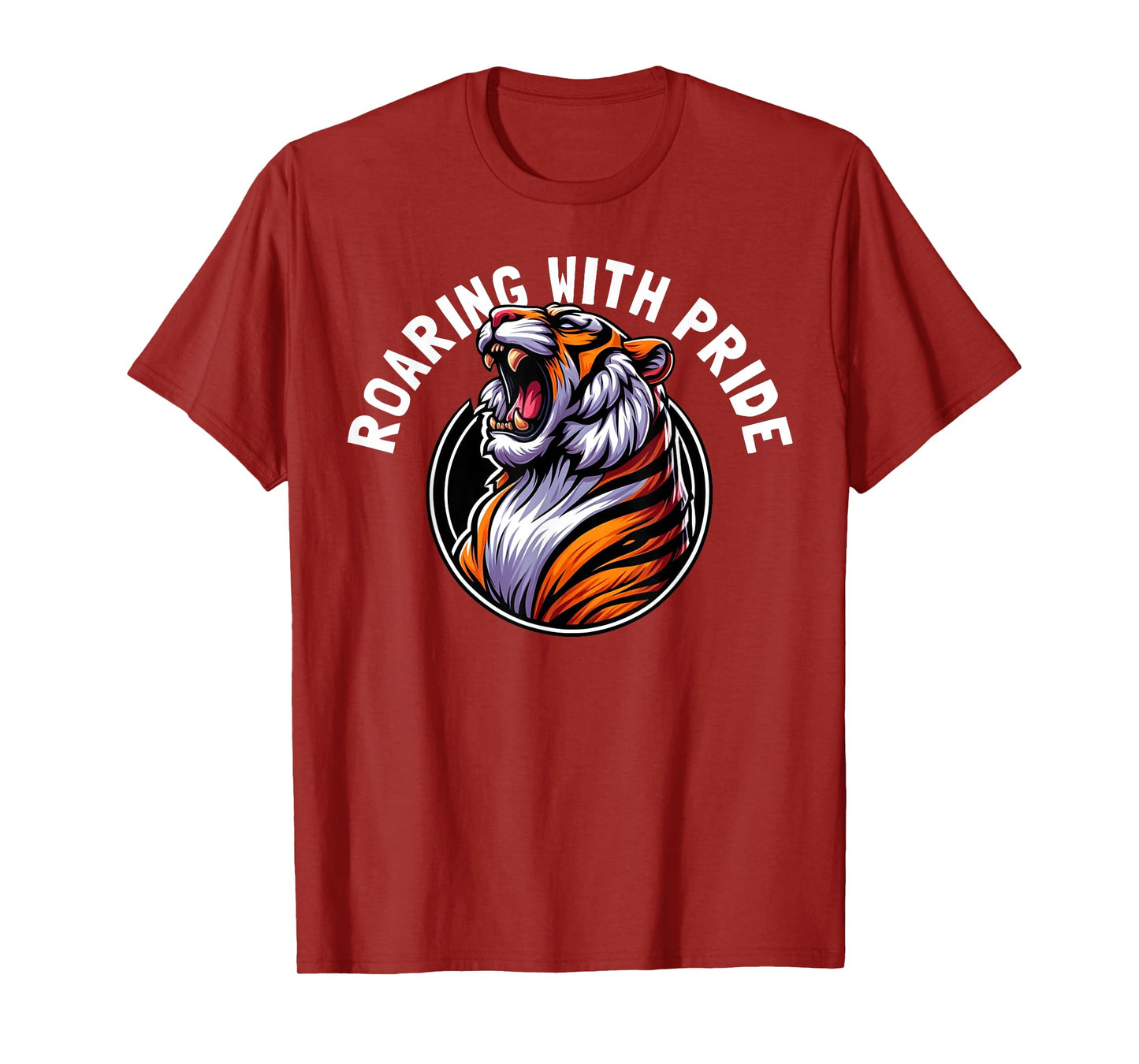 Roaring Tiger Animal Lover Wildlife Nature Graphic T-Shirt