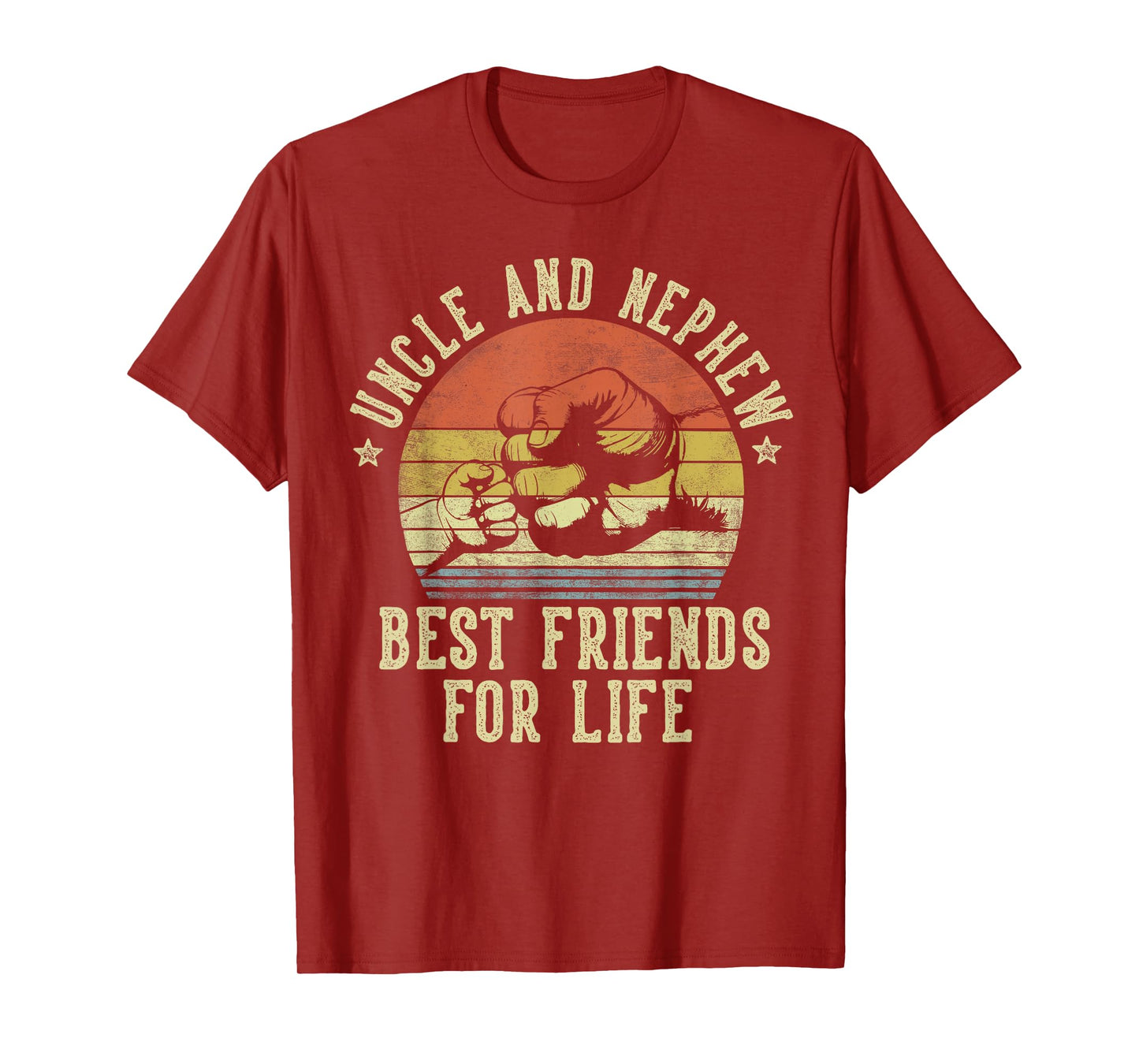 Uncle and Nephew Best Friends for Life Funny Uncle T-Shirt