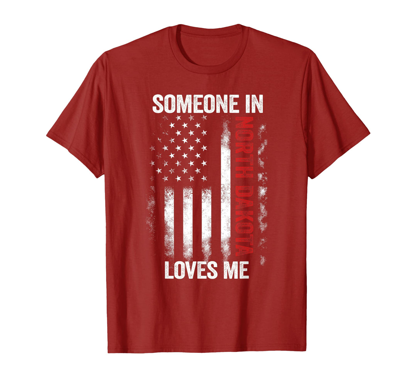 Someone In North Dakota Loves Me Peace Garden State T-Shirt