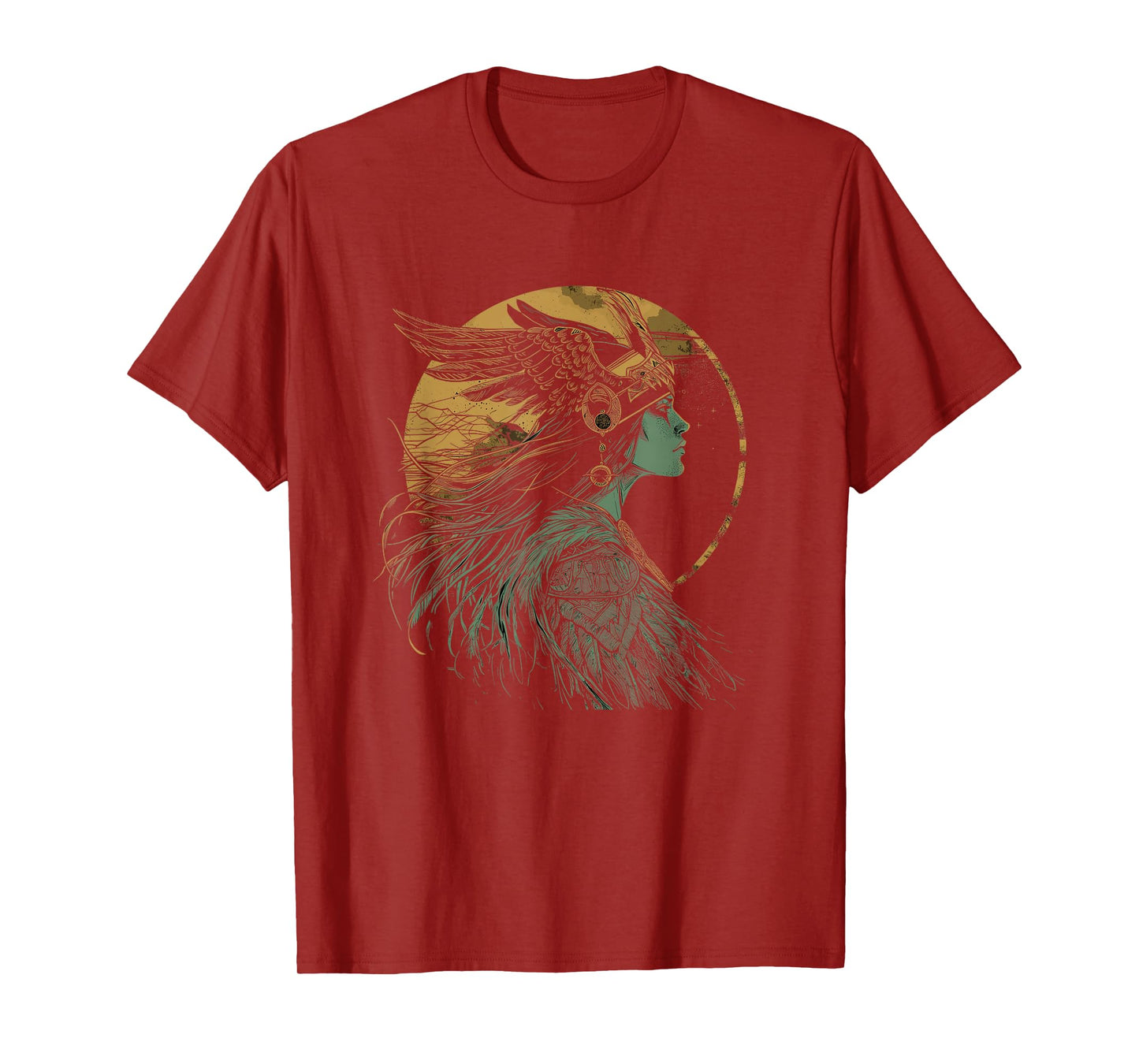 Freya Portrait Norse Gods Asatru Paganism Germanic T-Shirt