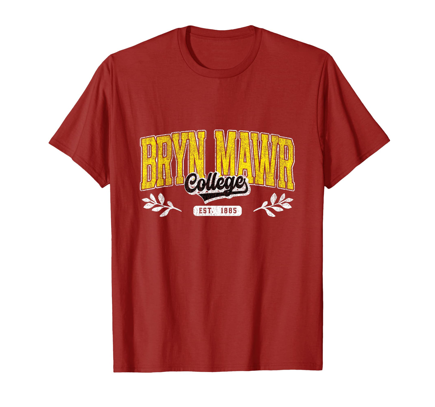 Vintage Bryn MAWR Arch Athletic Sports Tee Men Women T-Shirt