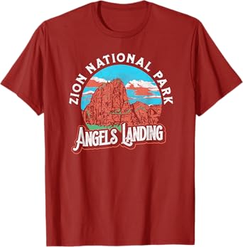 Angels Landing Zion National Park Vintage Graphic Shirt