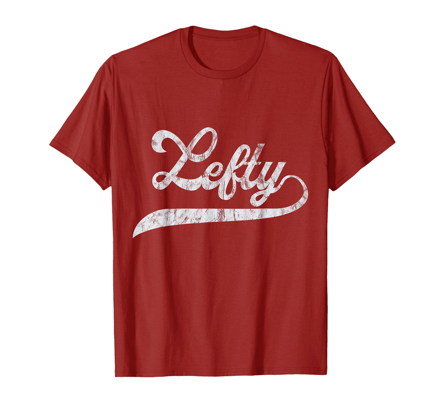 Lefty Left Handed Pride Southpaw Softball Script T-Shirt