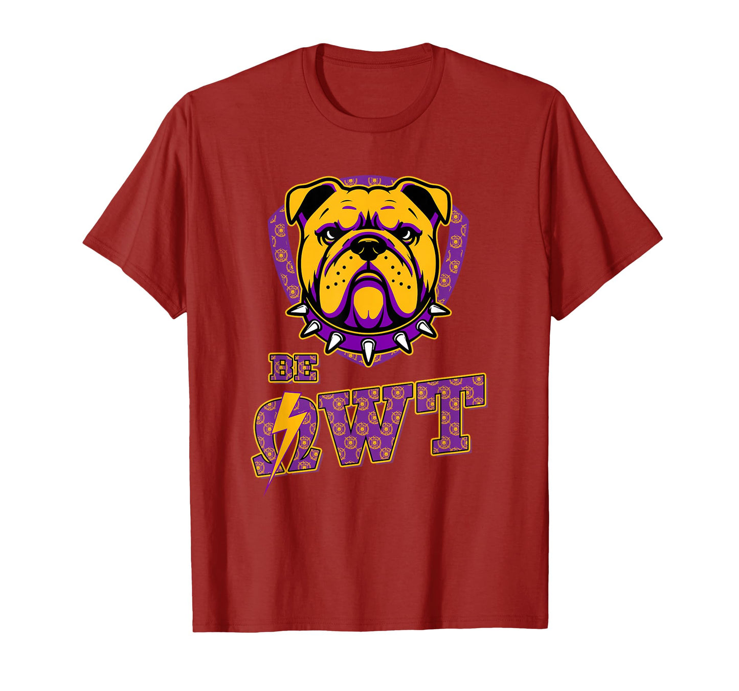 Omega Psi Phi Fraternity Paraphernalia, Be OWT Bulldog T-Shirt