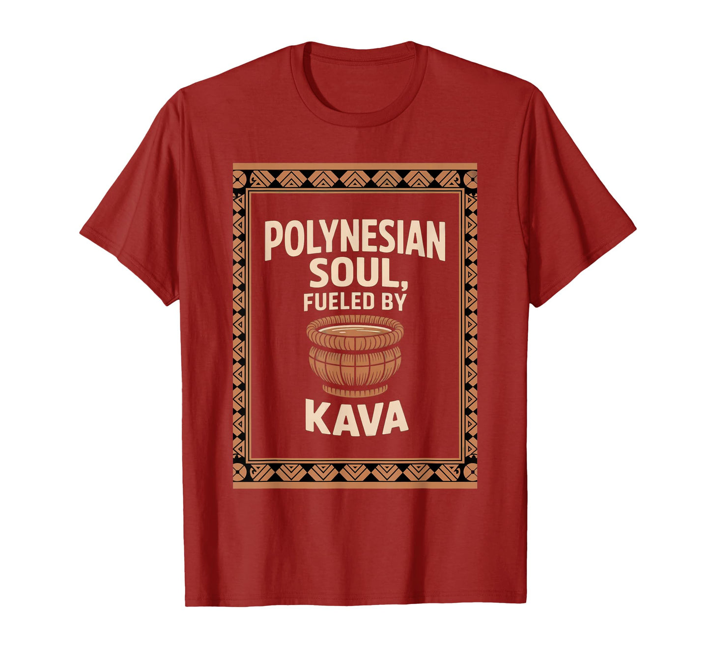 Pacific Island Kava Culture Artwork Design T-Shirt