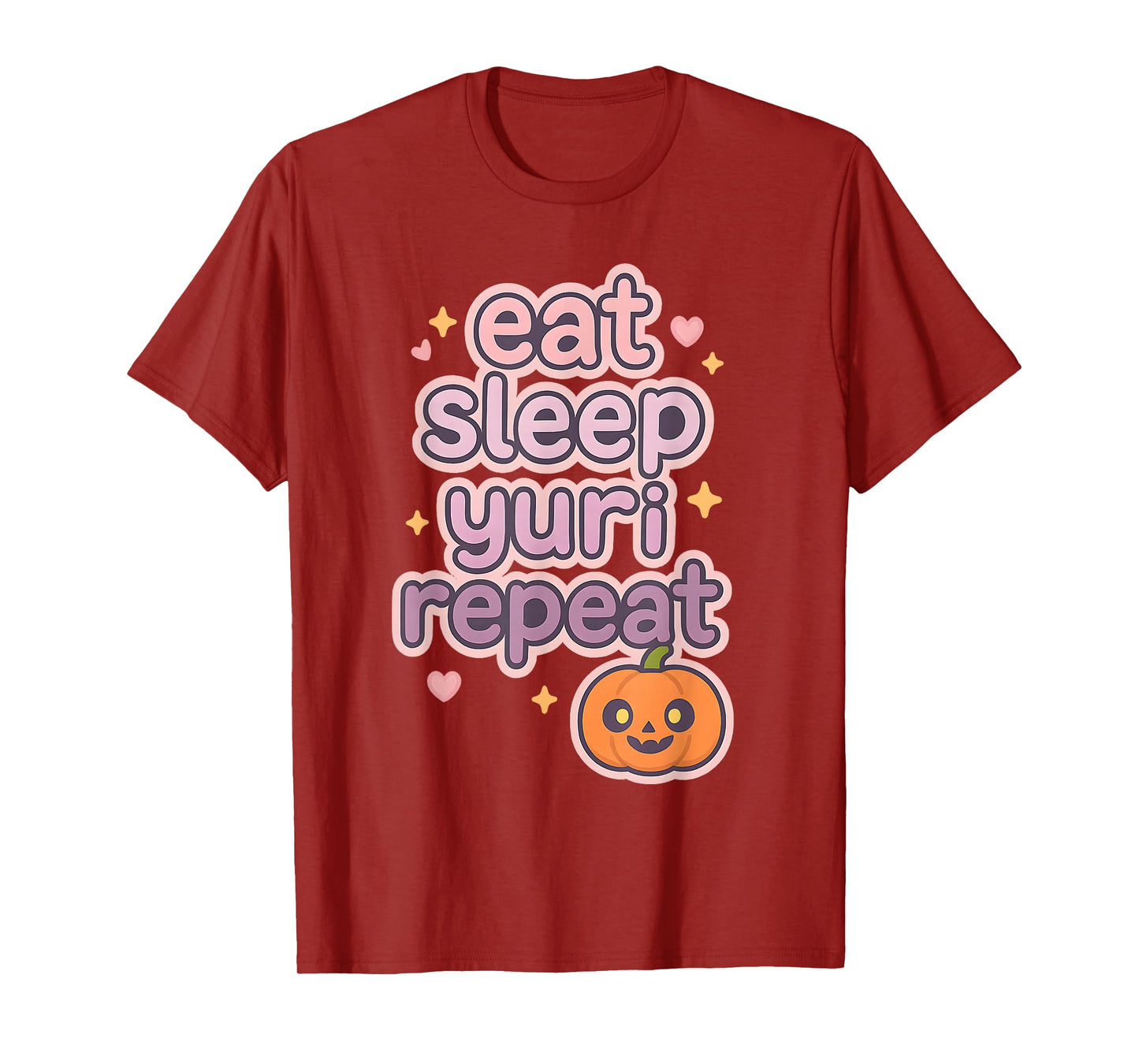 Eat Sleep Yuri Repeat Girl's Love Manga Anime Gifts T-Shirt