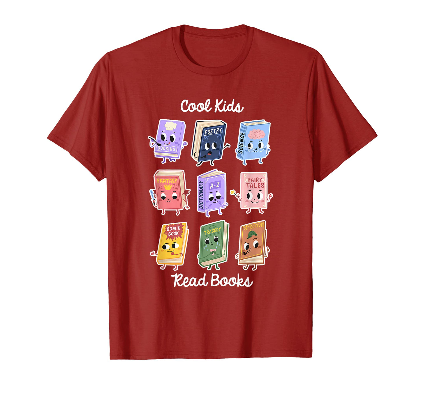 Cool Kids Read Books Apparel T-Shirt