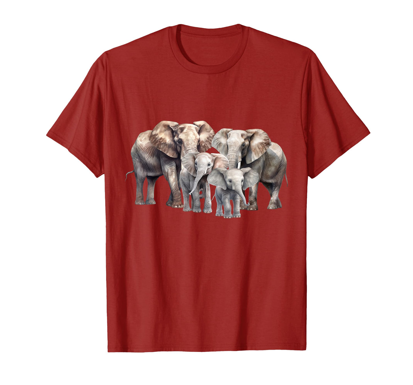 Elephant Family Elephant For Men Women Kids Boys Girls T-Shirt