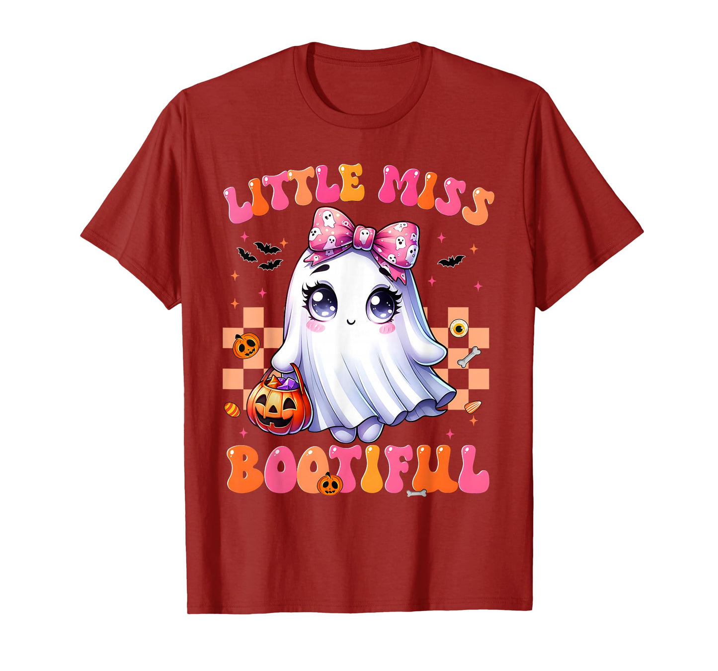 Coquette Boo Little Miss Bootiful Halloween Custumes Girls T-Shirt