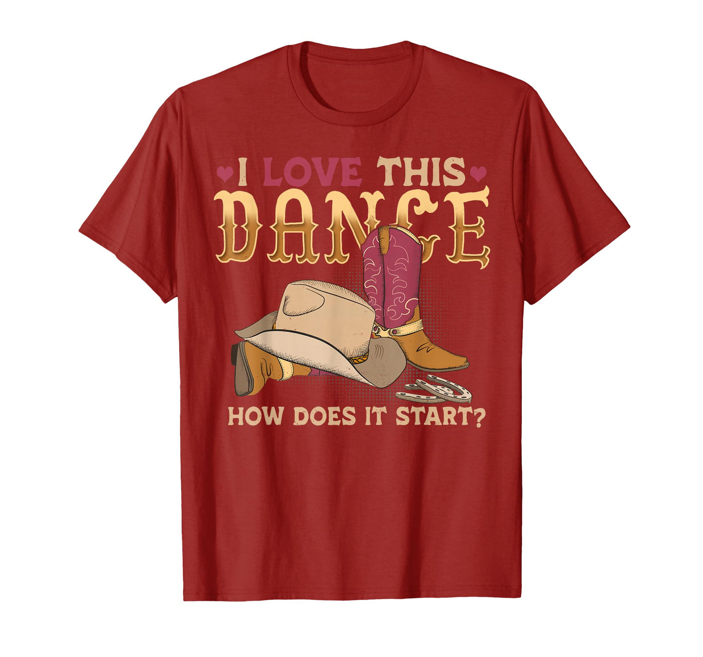 How Does This Dance Start Line Dancer Country T-Shirt