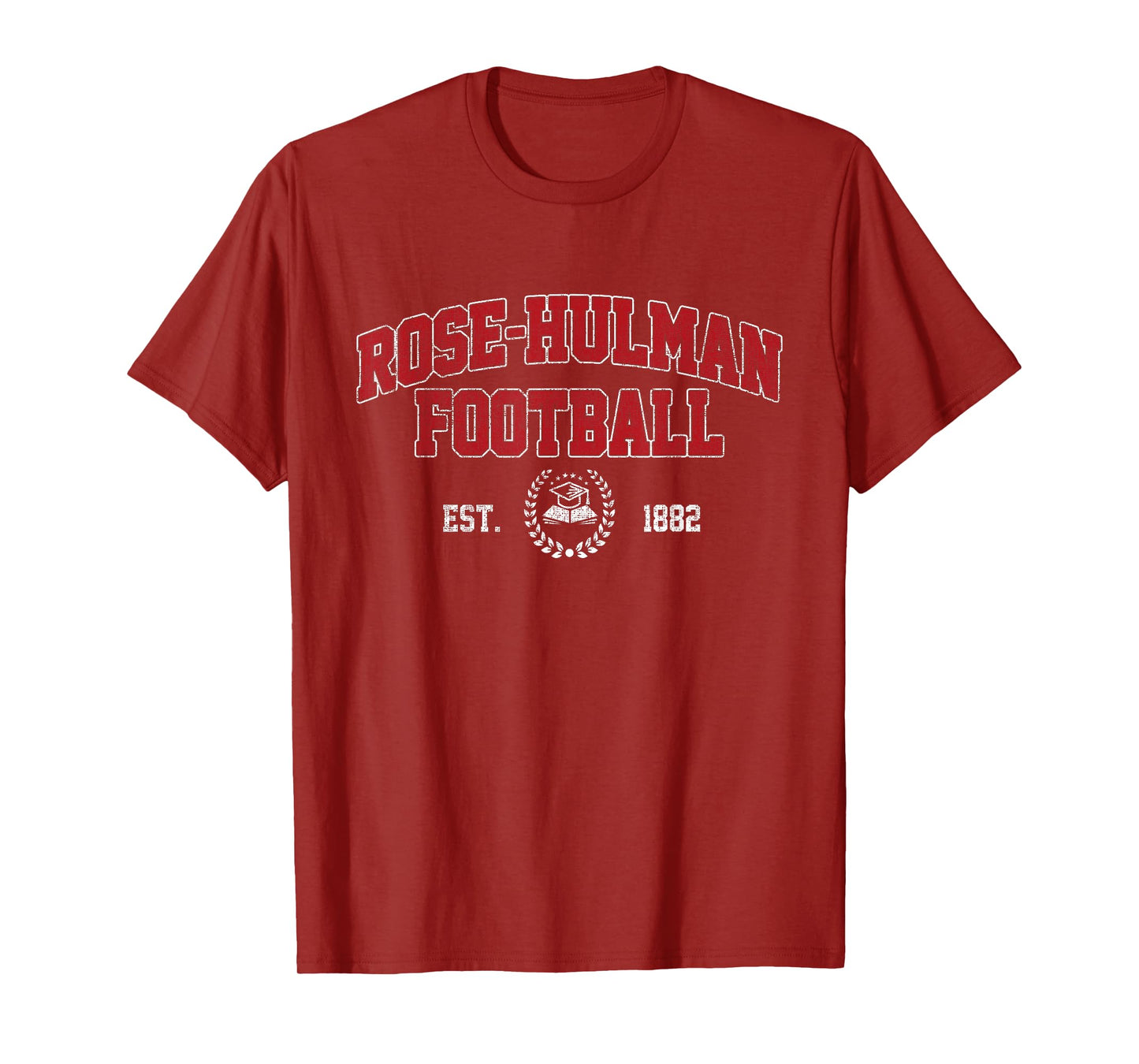 Rose-Hulman Vintage Arch Athletic Sports Tee for Men Women T-Shirt