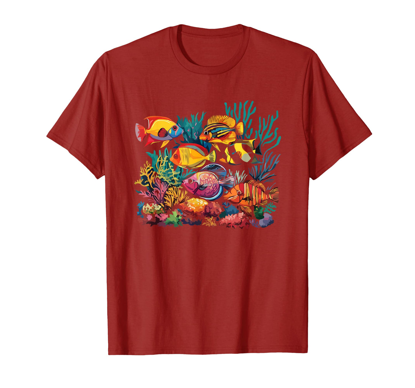Colorful Fish Coral Reef Underwater Paradise T-Shirt
