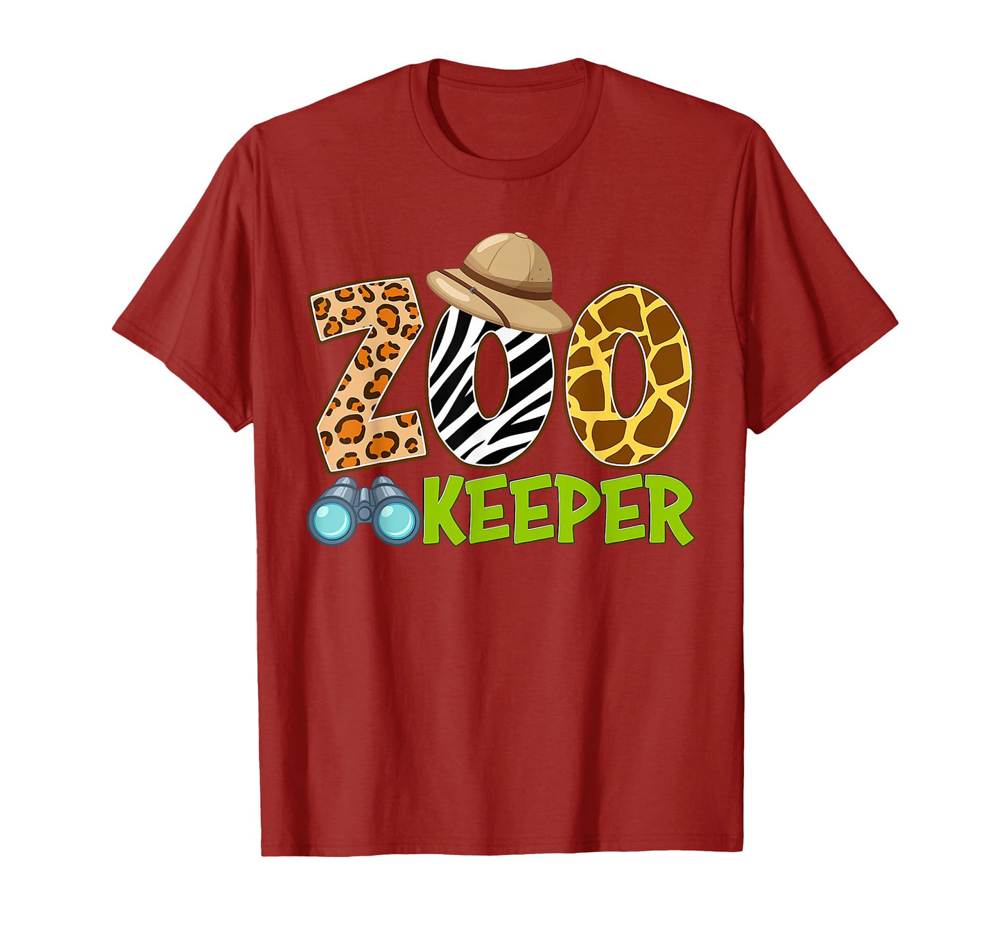 Zookeeper Animals Zoo Wildlife Lover Safari Costume T-Shirt