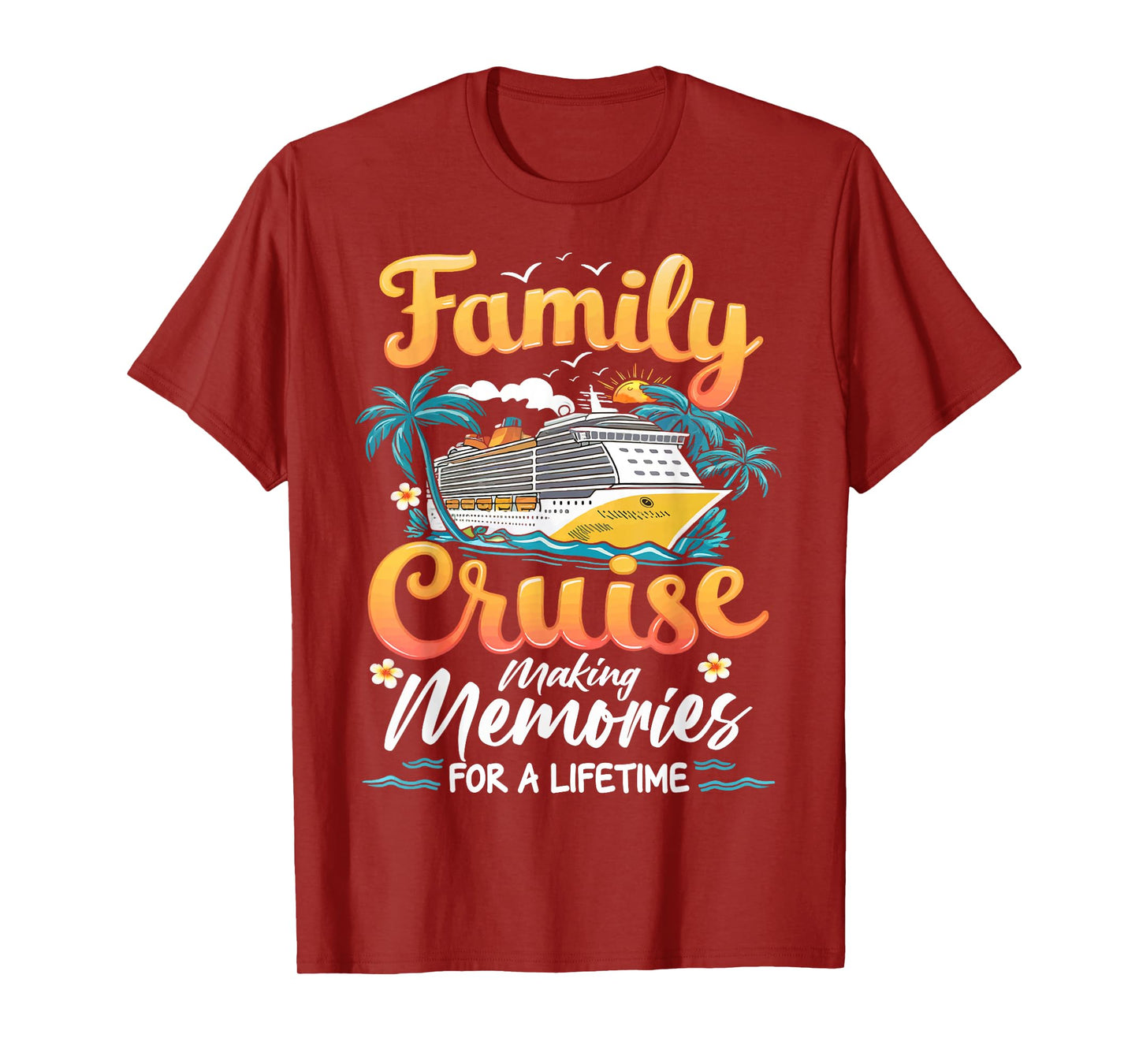 Cruise Party Vacation Trip Family Matching Outfit. Unisex Family Cruise 2025 Summer Vacation T-Shirt