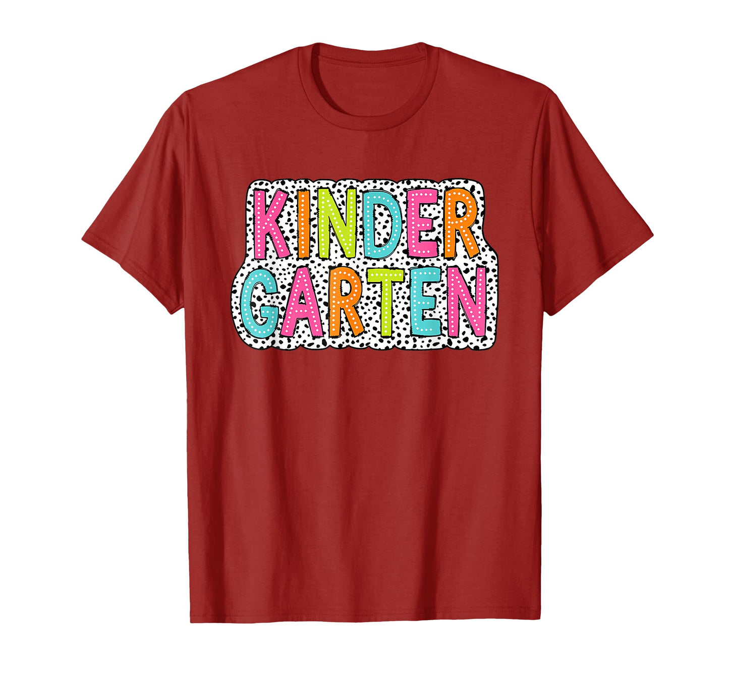 Kindergarten Dalmatian Dots Dream Team Back To School T-Shirt