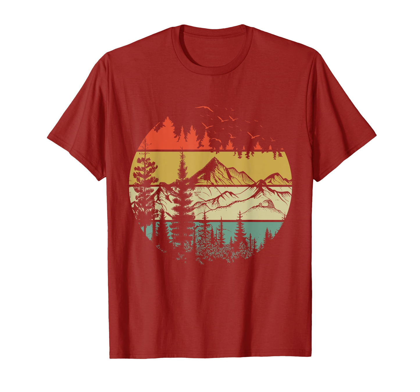 Trees Wildlife Nature Vintage Forest T-Shirt