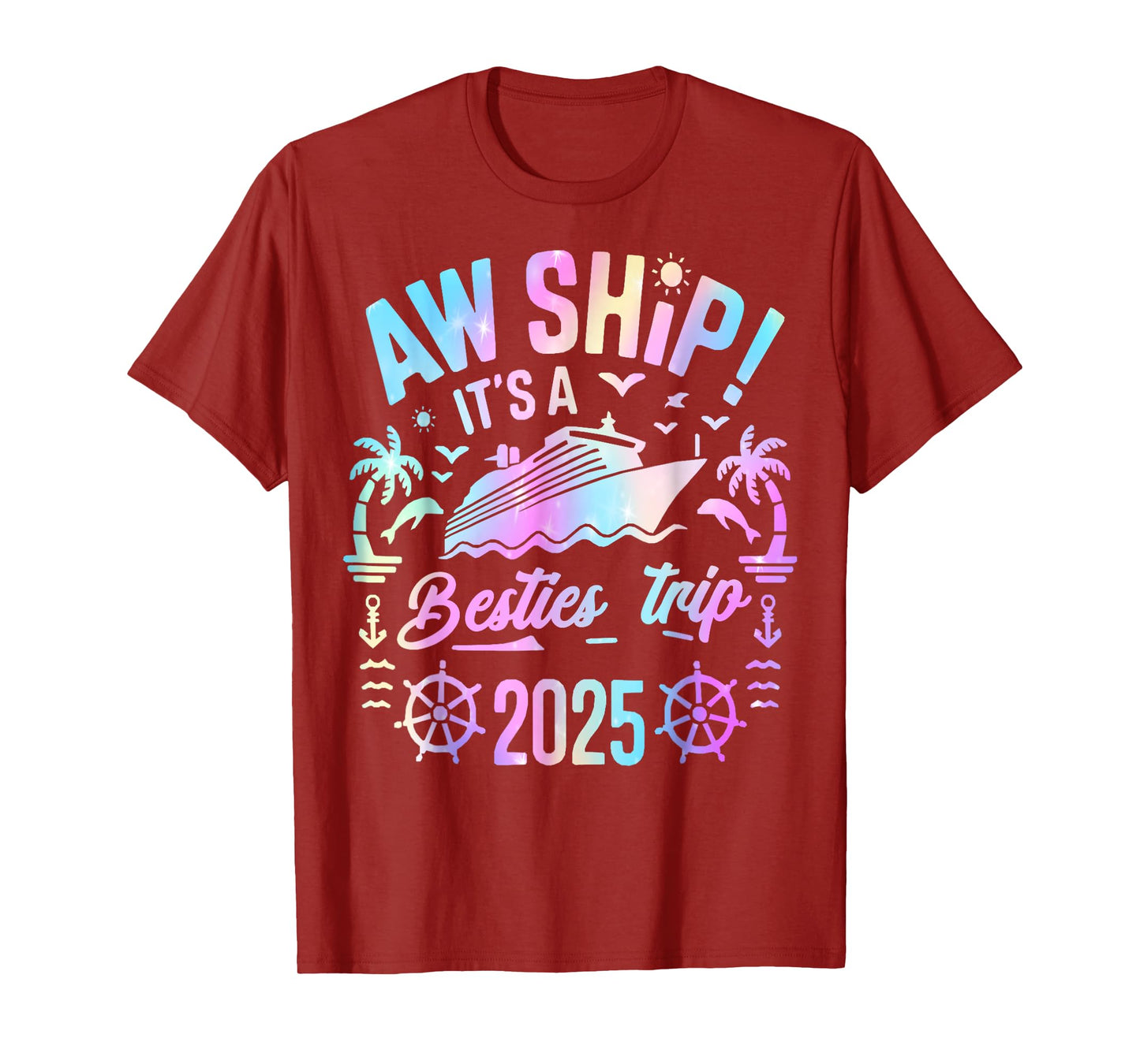 Besties Cruise 2025 Besties Cruising Summer Vacation Trip T-Shirt