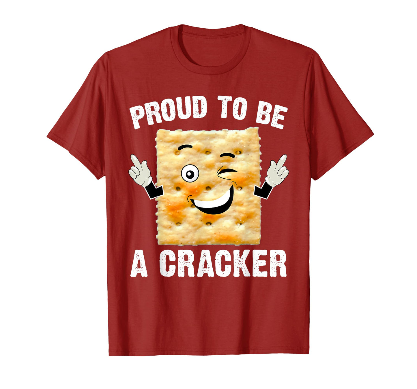 Proud to be a Cracker Funny Snack Halloween Biscuit Costume T-Shirt