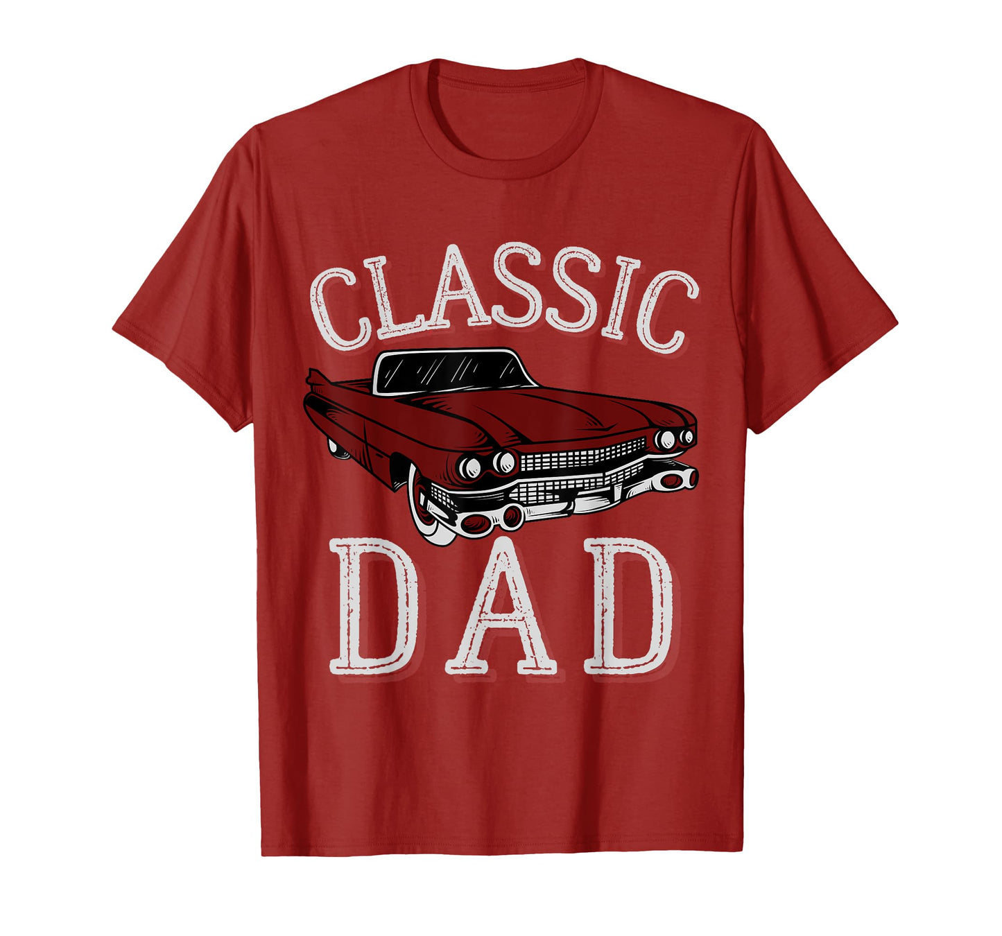 Vintage Funny Dad Classic Car Graphic Father's Day T-Shirt