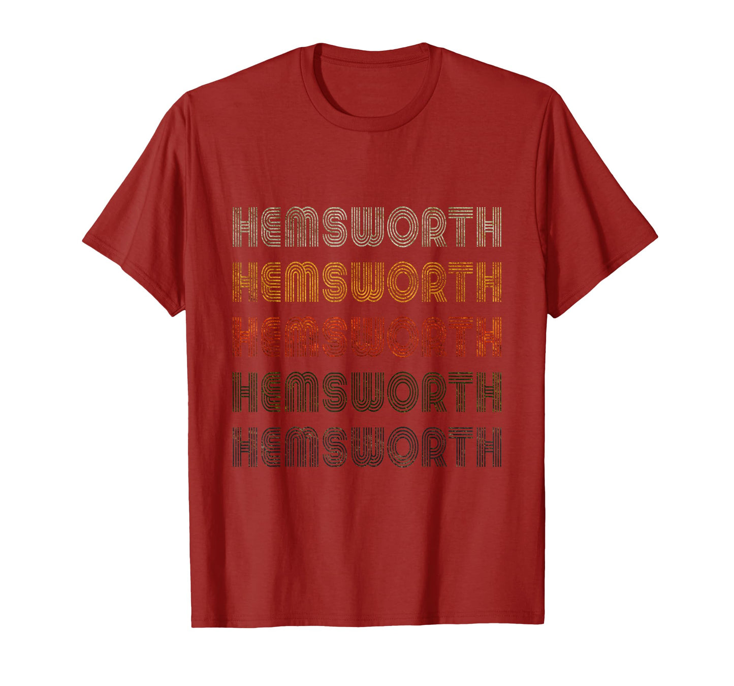 Love Heart Hemsworth Tee Grunge Vintage Black Hemsworth T-Shirt