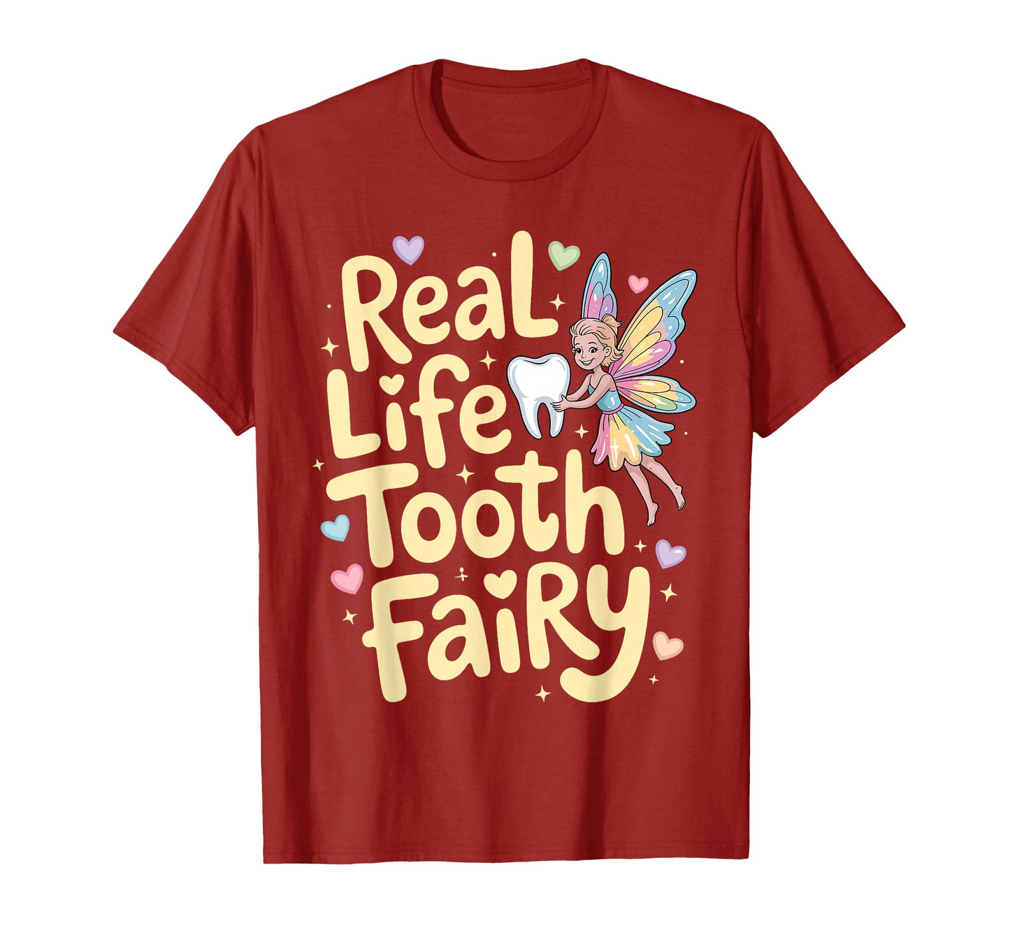Tooth Fairy Art for Women Girls Dentist Dental Toothfairy T-Shirt