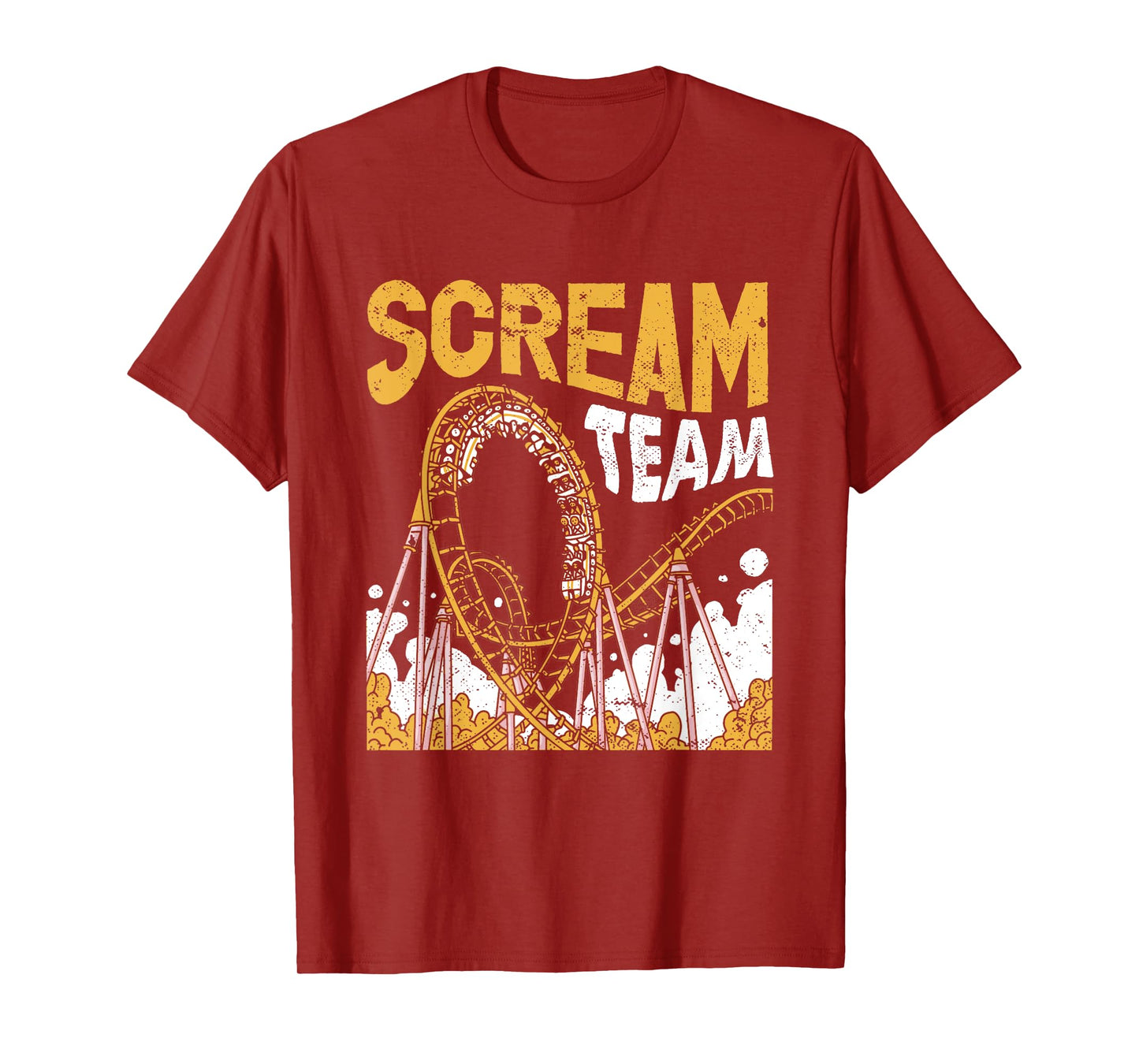 Scream Team Roller Coaster Excitement T-Shirt