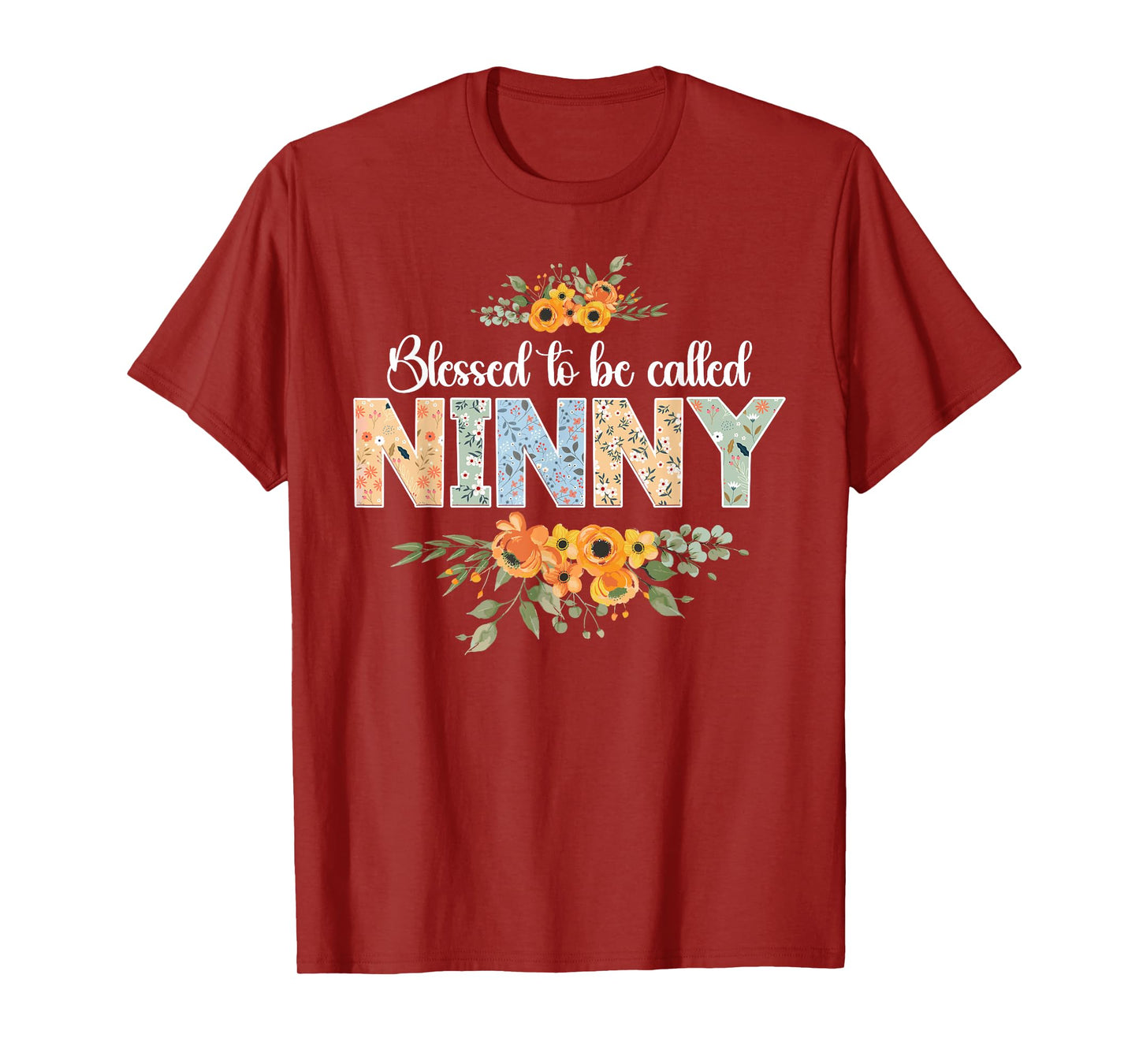 Blessed To Be Called Ninny Grandmother Ninny Grandma T-Shirt
