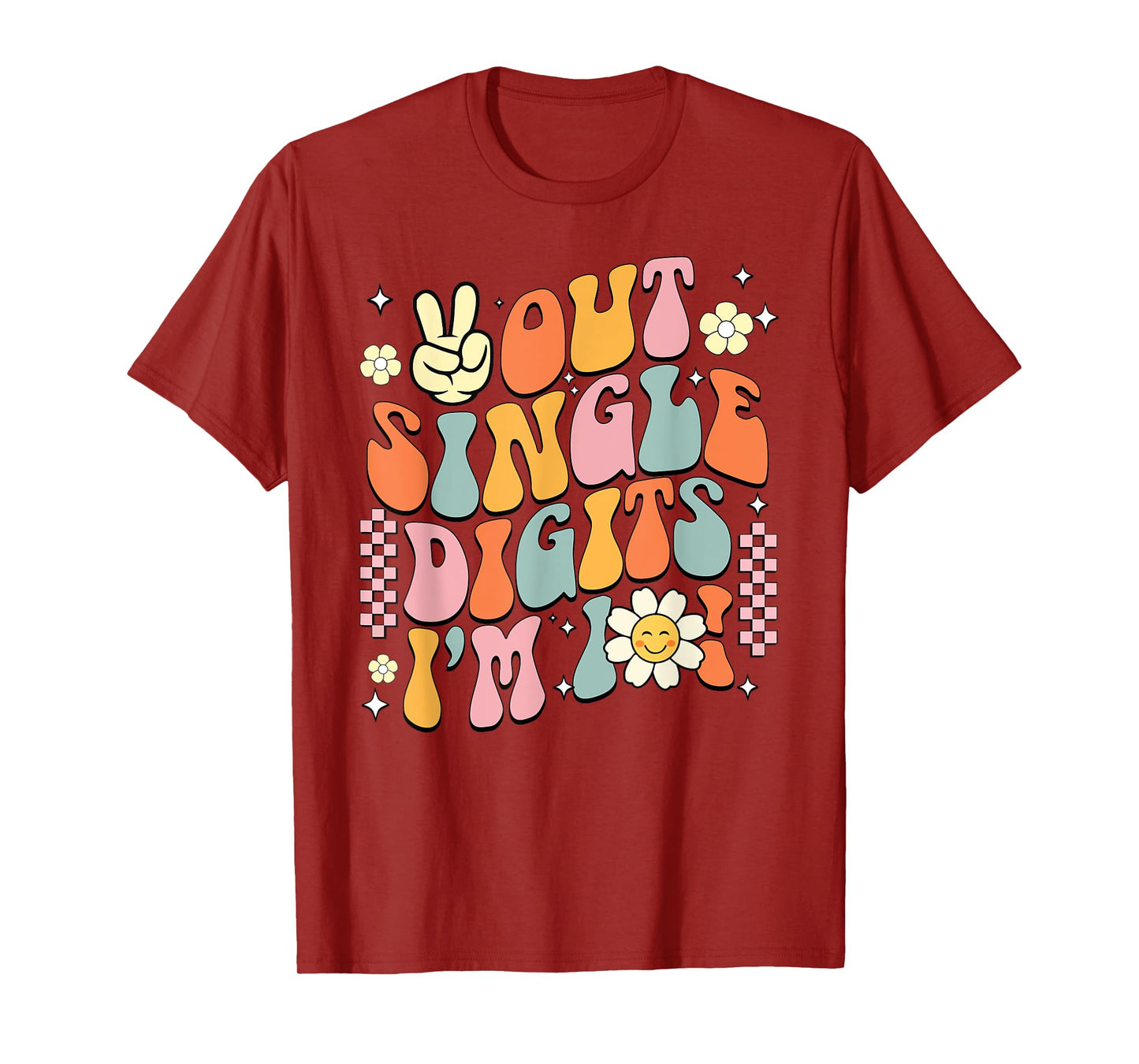 10Th Birthday Peace Out Single Digit Party 10 Year Old T-Shirt
