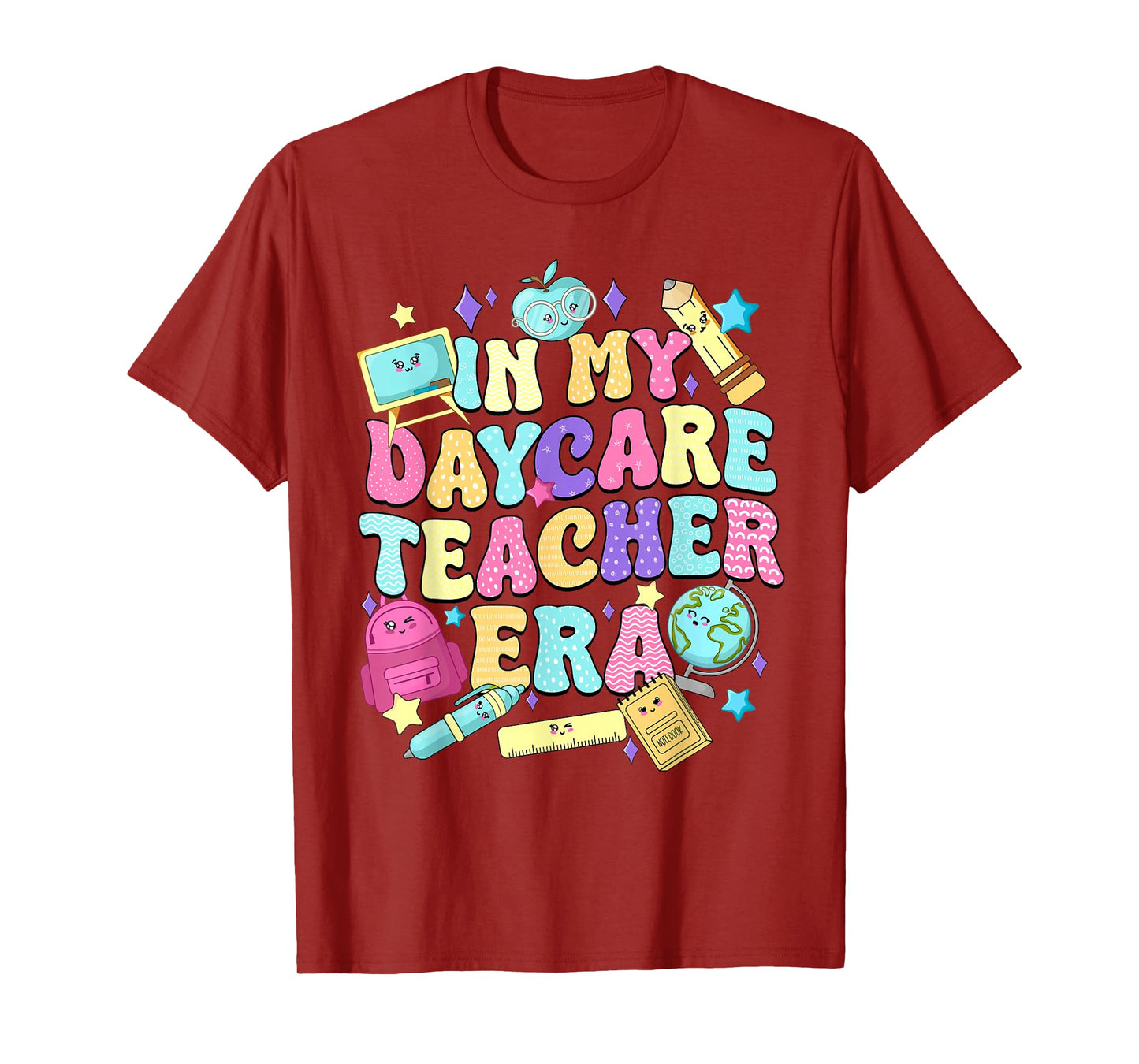 In My Daycare Teacher Era Daycare Provider Kids T-Shirt