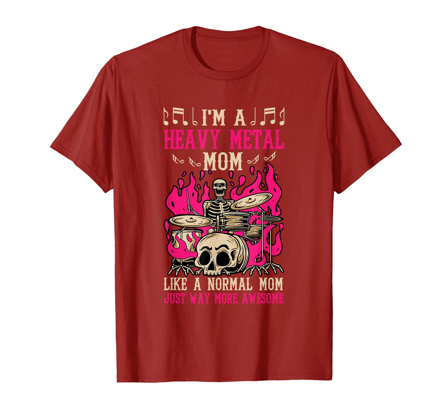 I'm A Heavy-metal Mom Hardrock Mother T-Shirt
