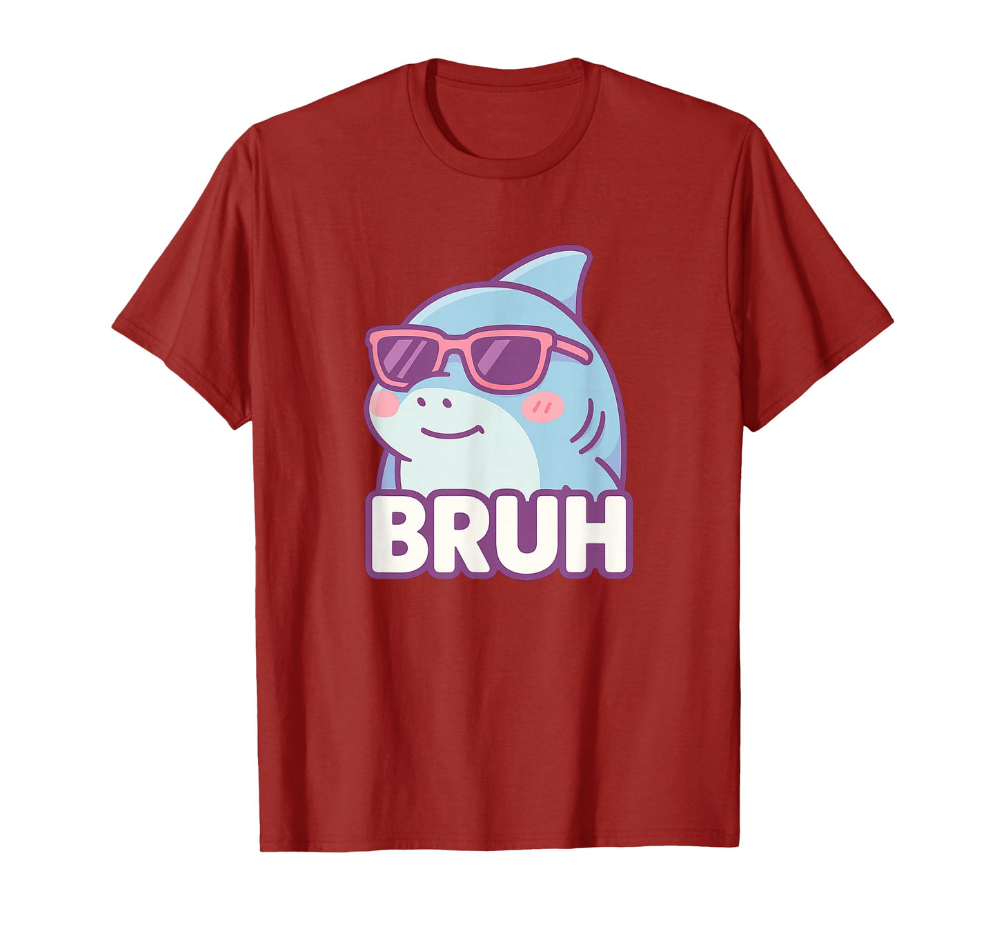Funny Bruh Joke Bro Shark Lover Ocean Wildlife Humor T-Shirt