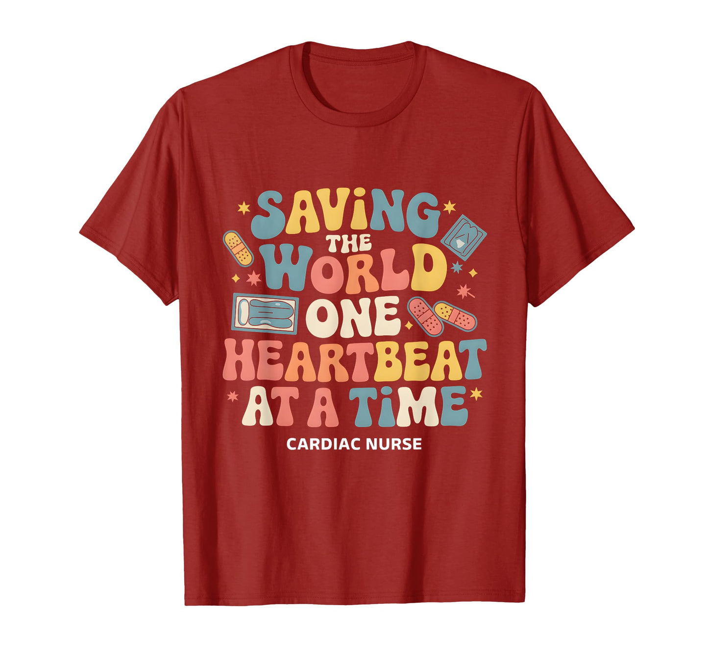 Cardiac Nurse Heart Cardiology Nursing Appreciation Week T-Shirt