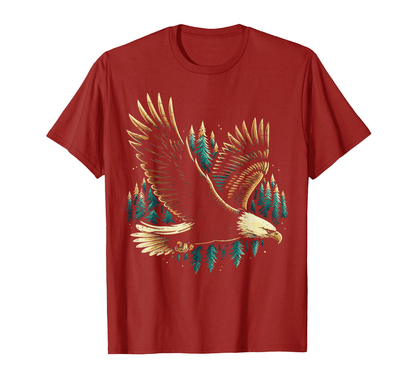 Eagle Forest Wildlife Bird Nature Men Women Kids T-Shirt