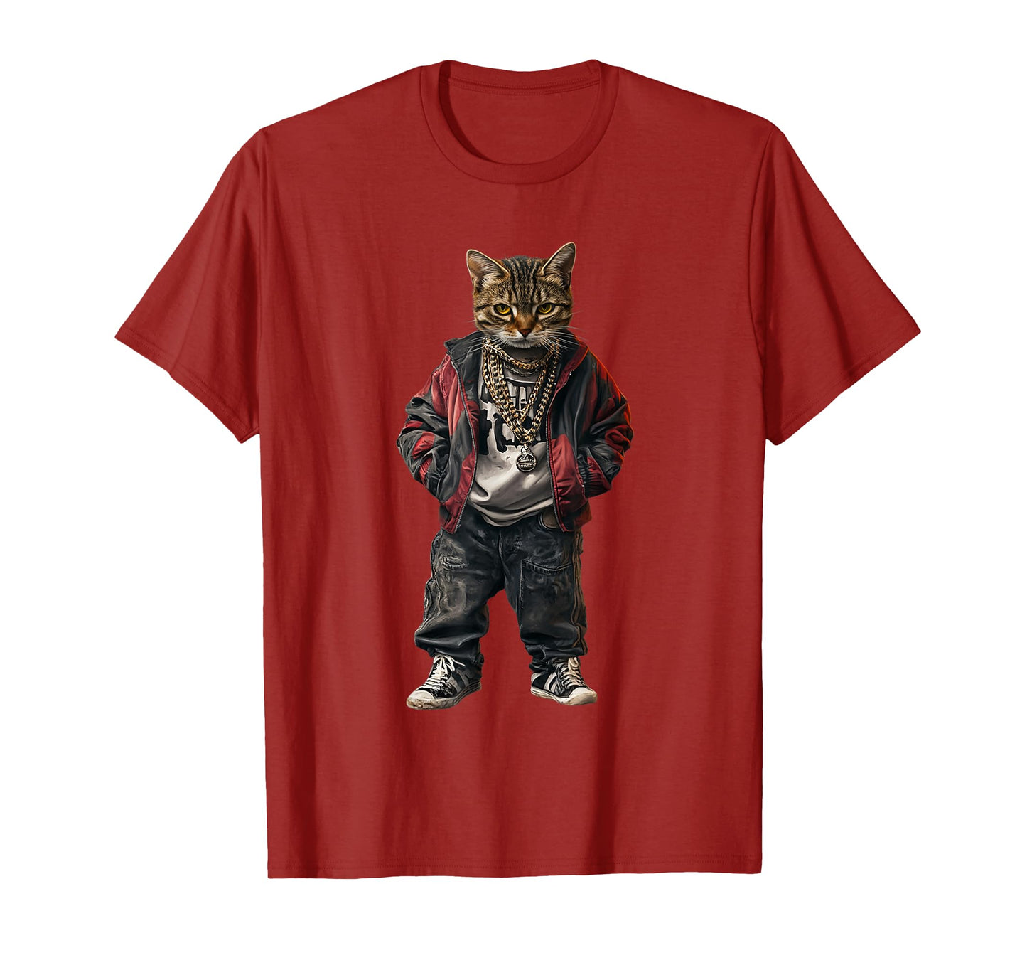 Thug Gangster Life Cat For Hip Hop Fans Meme and Cat lovers T-Shirt