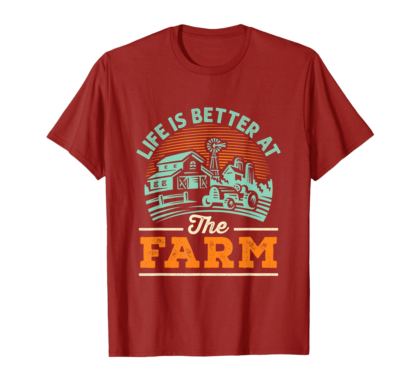 Life is Better at The Farm Local Farming T-Shirt