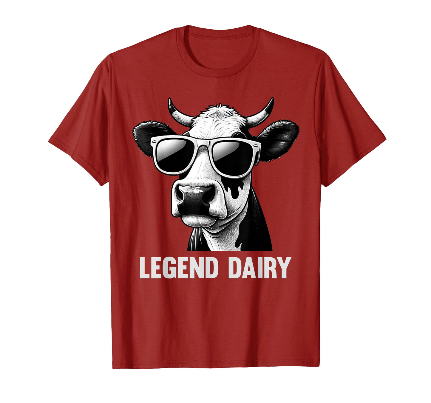 Legend Dairy Funny Farmer Cow Farmer Pun Graphic T-Shirt