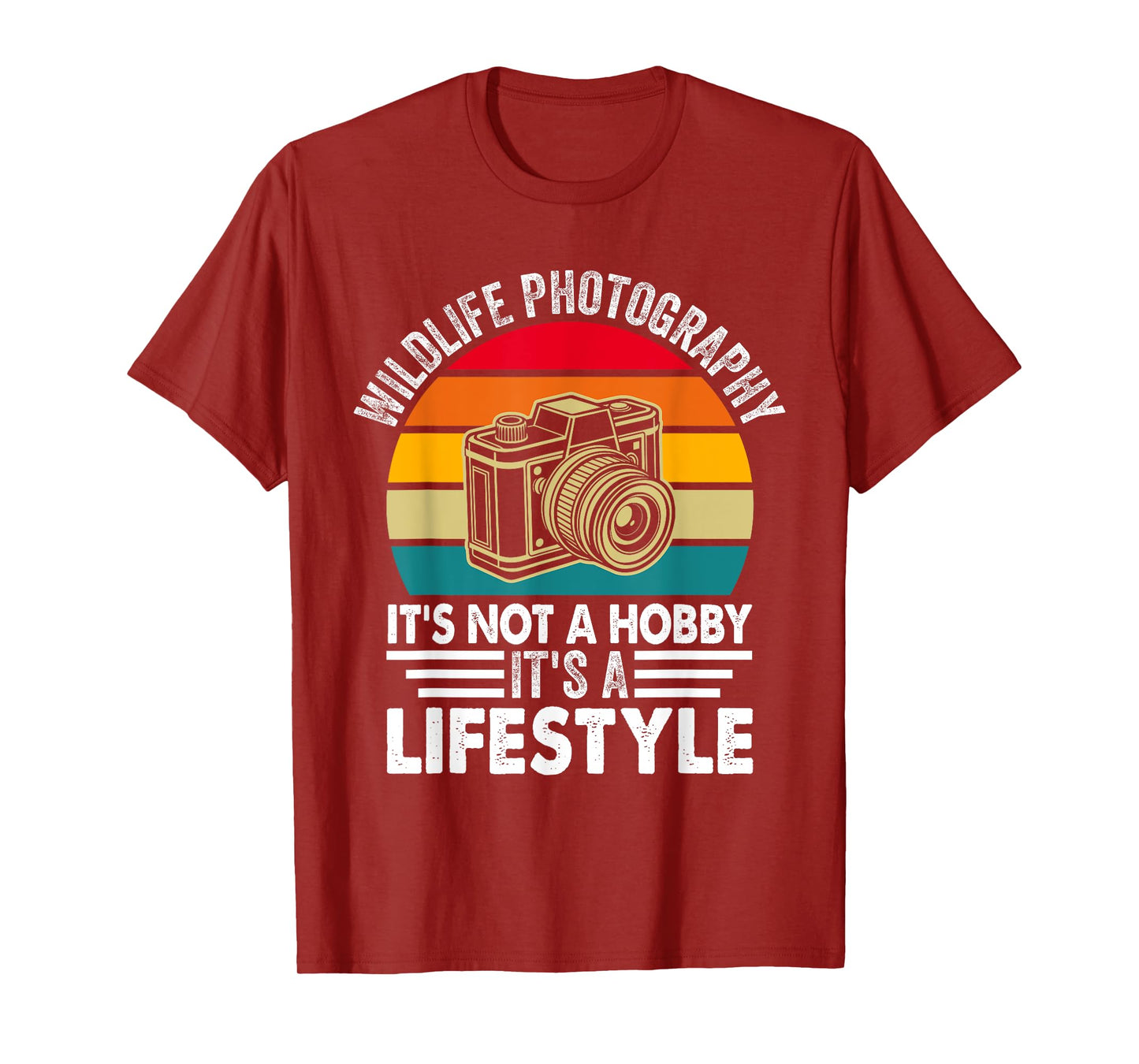 Retro Wildlife Photography Lifestyle Wildlife Photographer T-Shirt