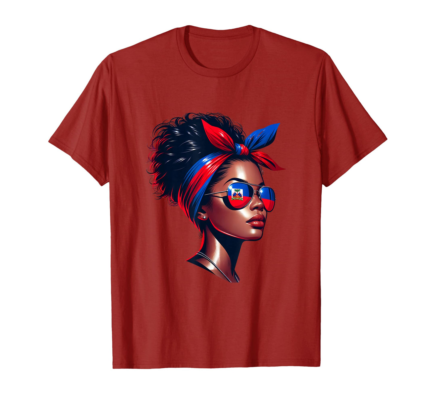 Haitian Flag Day Queen Haiti Flags Men Women Boys Girls Kids T-Shirt
