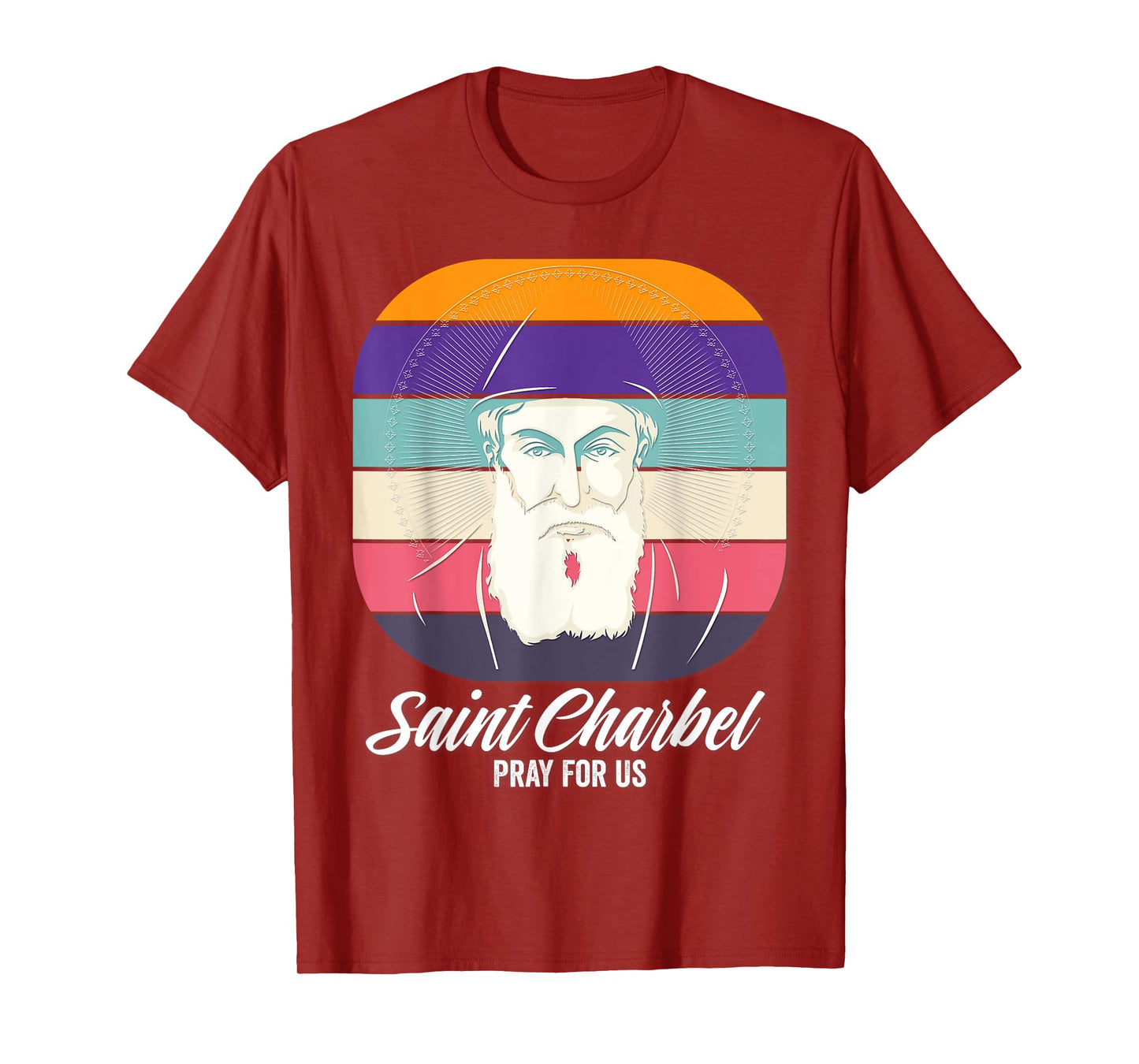 Saint Charbel Makhlouf Maronite Monk and Priest Catholic T-Shirt
