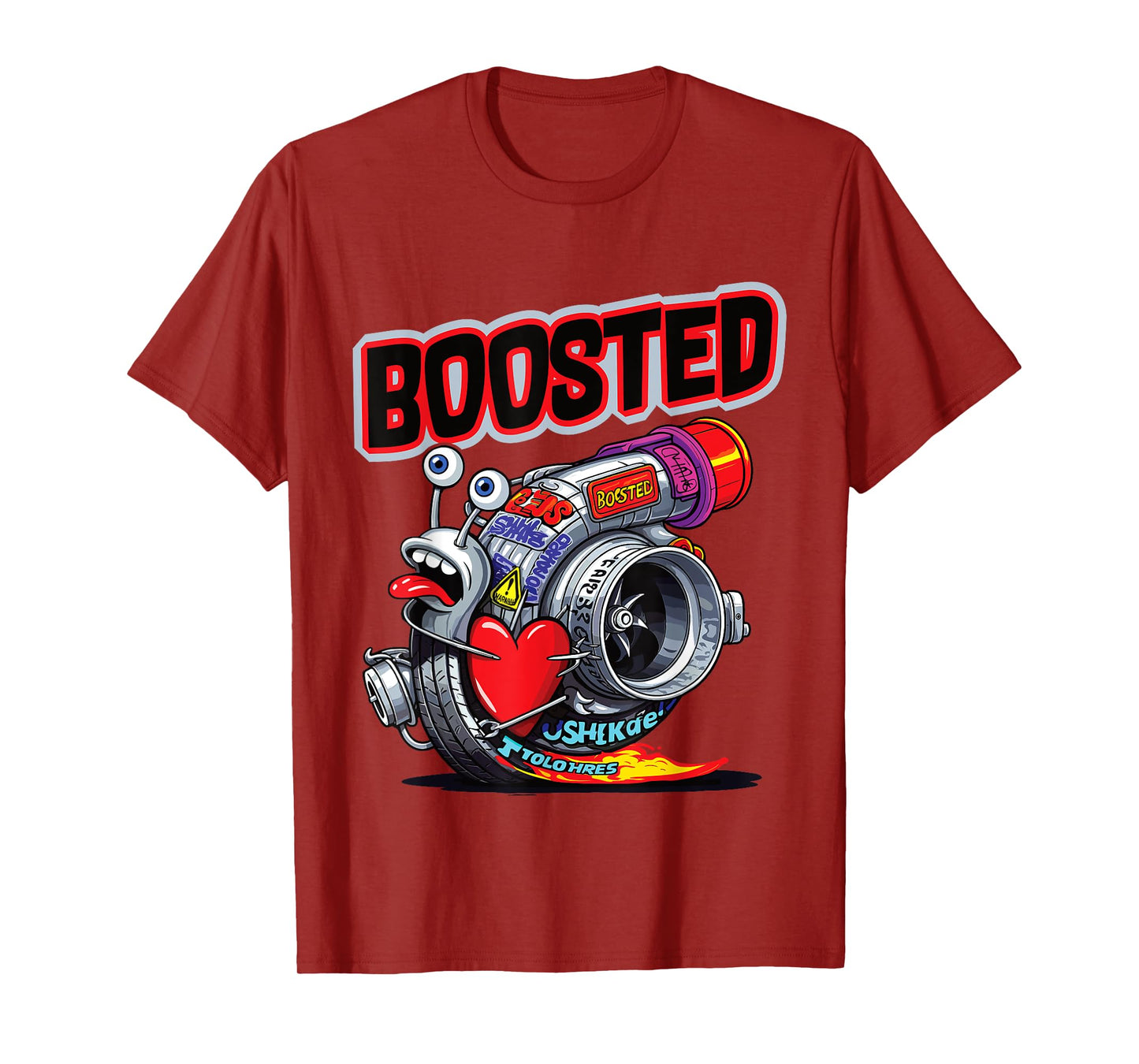 Turbocharger Snail Turbo Race Car Boost Mechanic Tuning Car T-Shirt